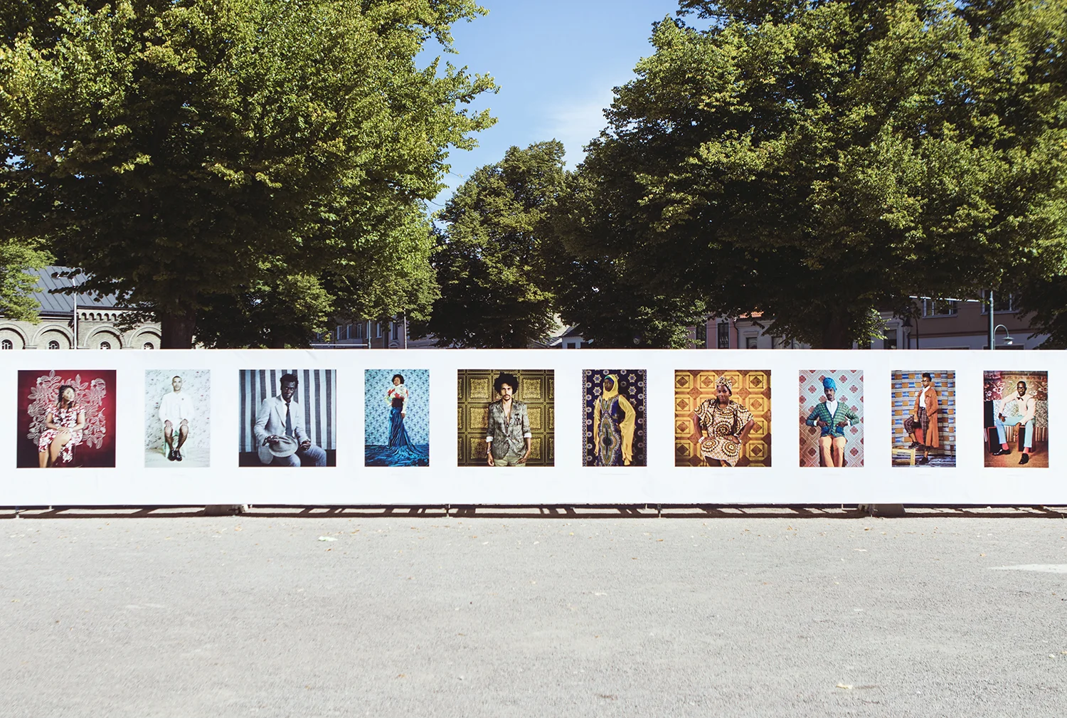 Works by Omar Victor Diop | Installationphotos by Rikke Luna & Matias © I DO ART Agency.