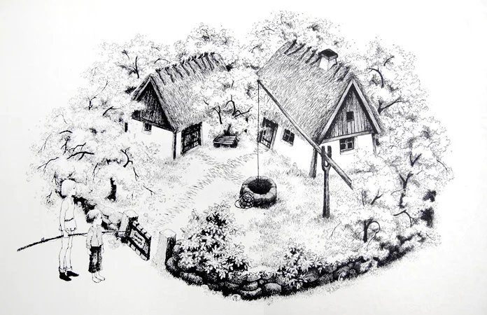 Fra Astrid Lindgren’s Brødrene Løvehjerte. Illustration af Ilon Wikland.
