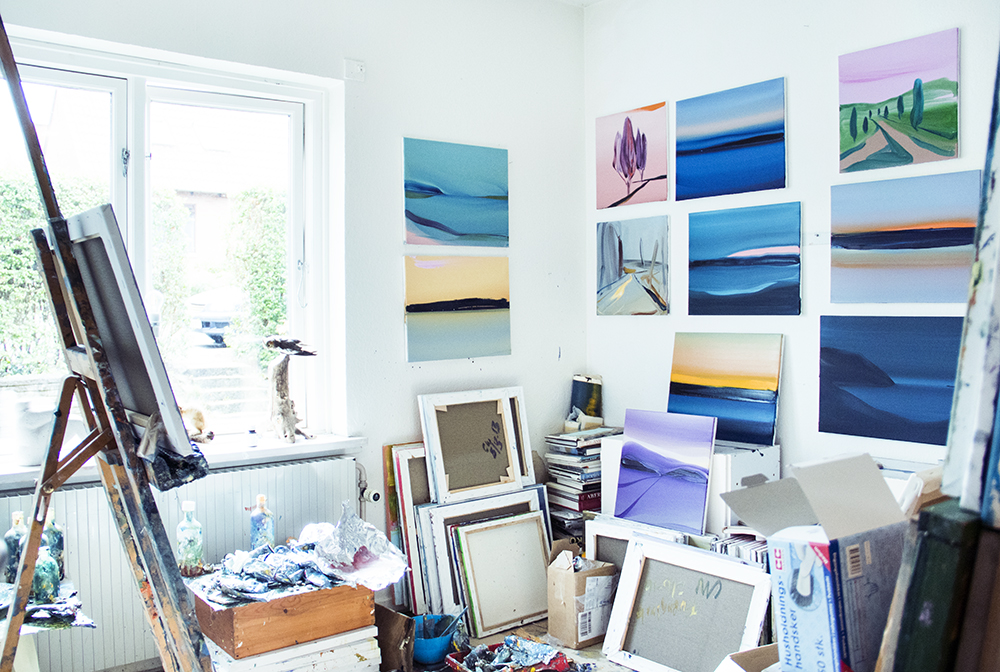 Camilla West's atelier | All photos by Rikke Luna & Matias © I DO ART Agency.