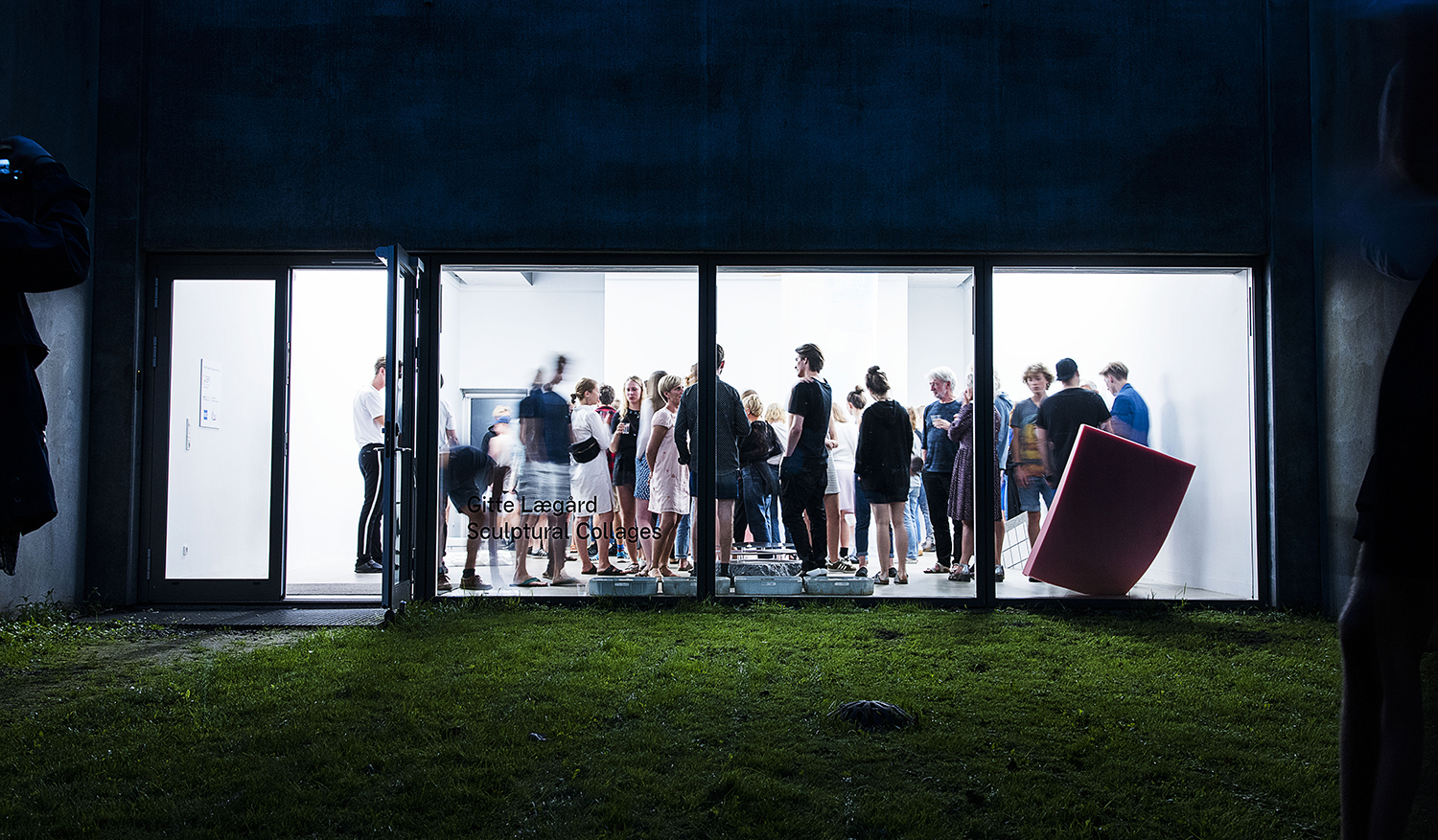 Reception i Four Boxes Gallery, Krabbesholm | Foto: Charlotte Ranneries.