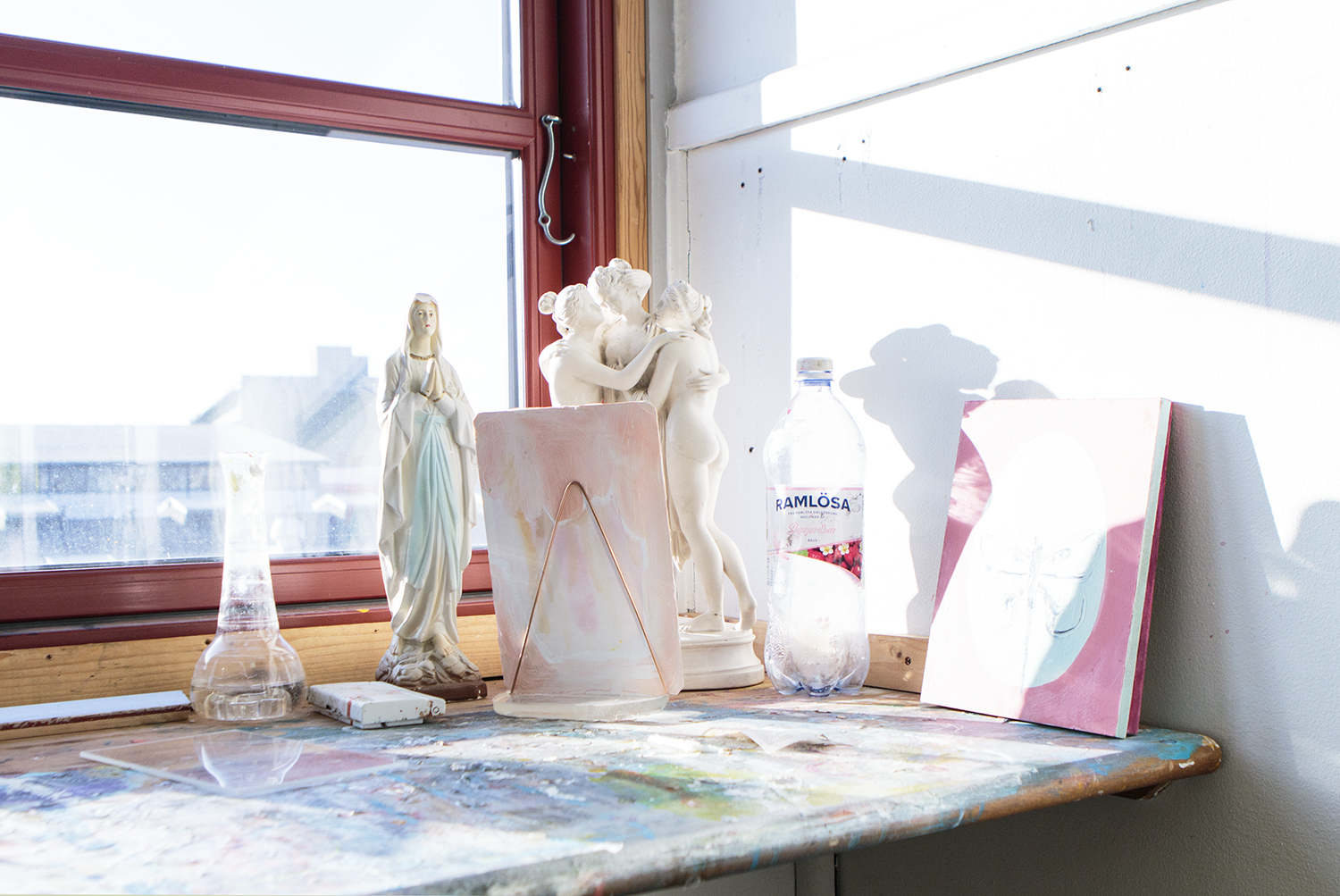 Anna Sjöströms atelier, 2017 | Foto: Rikke Luna & Matias © I DO ART Agency.