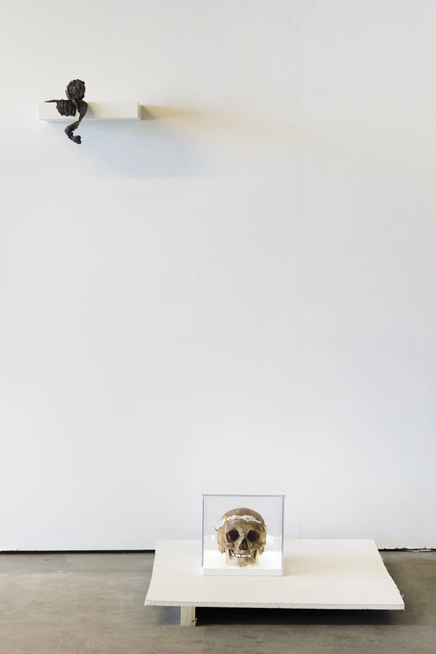 Julie Bitsch "Parallax with Skull and IKEA", 2017 & "Lemon 1:1", 2017 | Foto © I DO ART Agency.