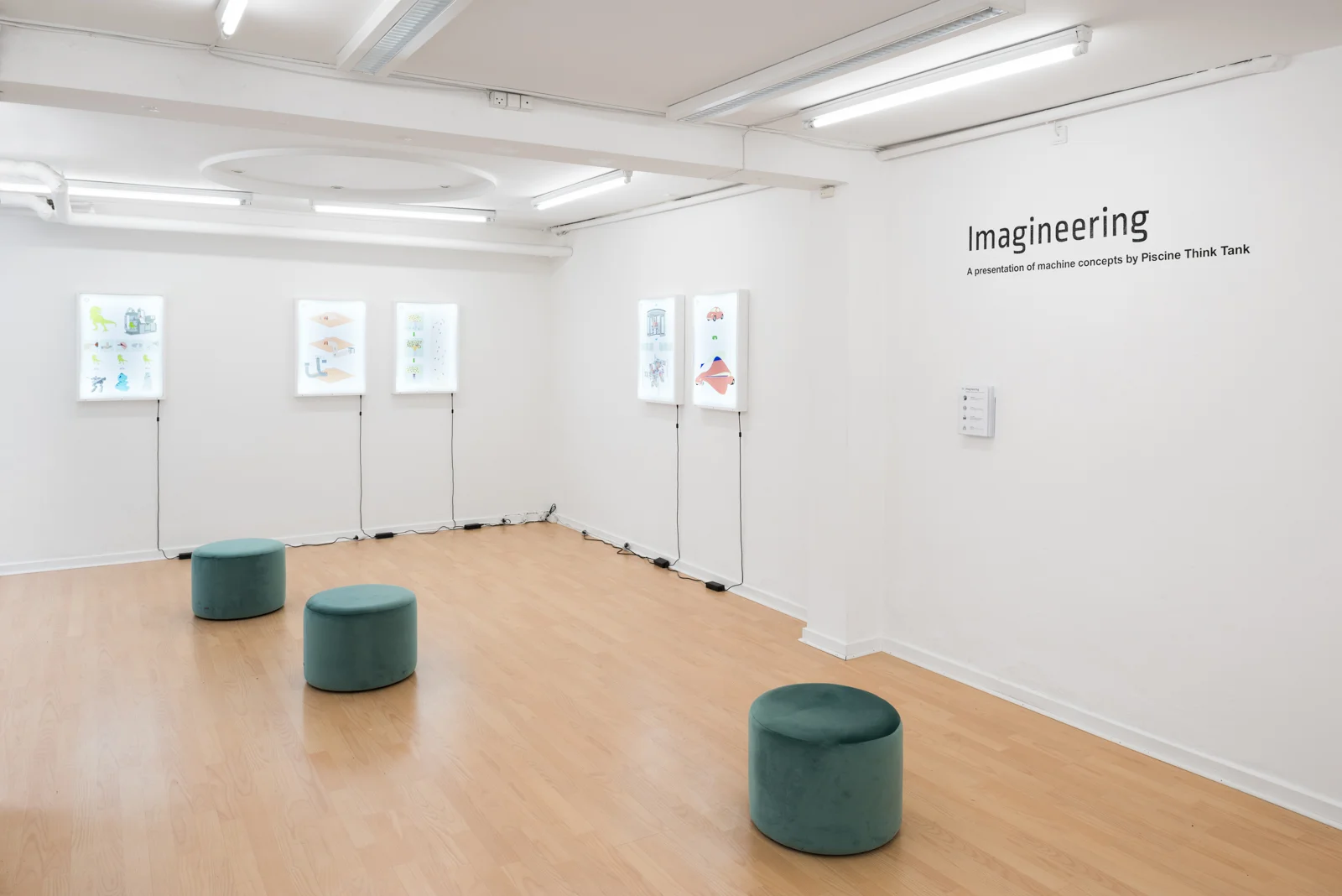 Installation view, ‘Imagineering’ by Piscine Think Tank | Photo: David Stjernholm.