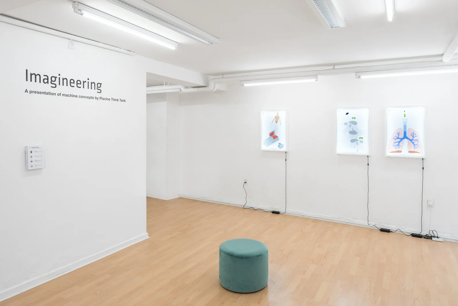 Installation view, ‘Imagineering’ by Piscine Think Tank | Photo: David Stjernholm.