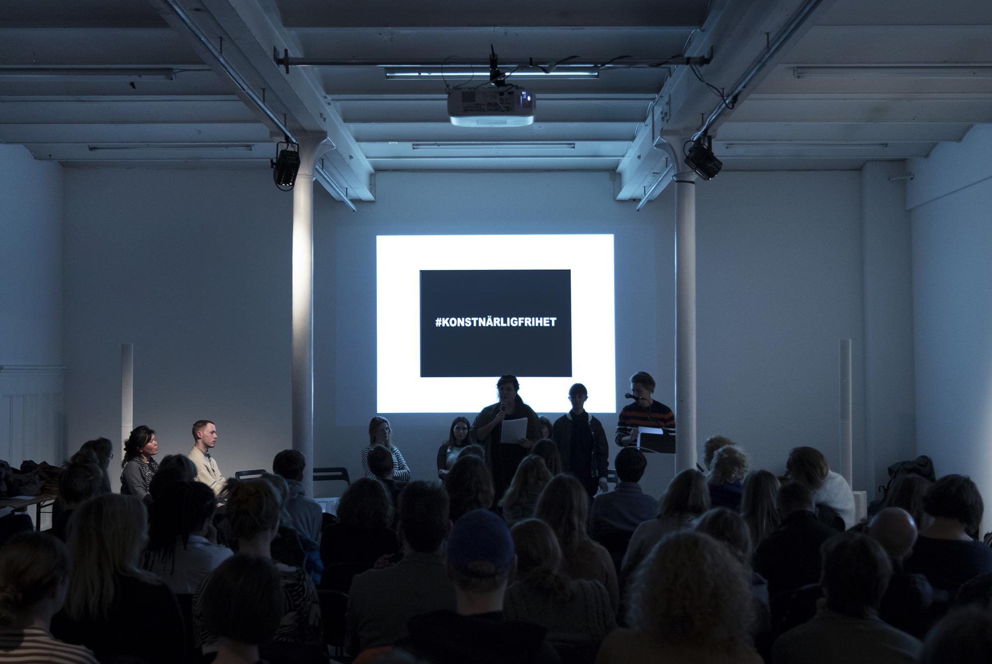En ny samtale: Debatmøde om #MeToo i dansk kunstliv. Overgaden, d. 21. februar 2018. Foto © I DO ART Agency.