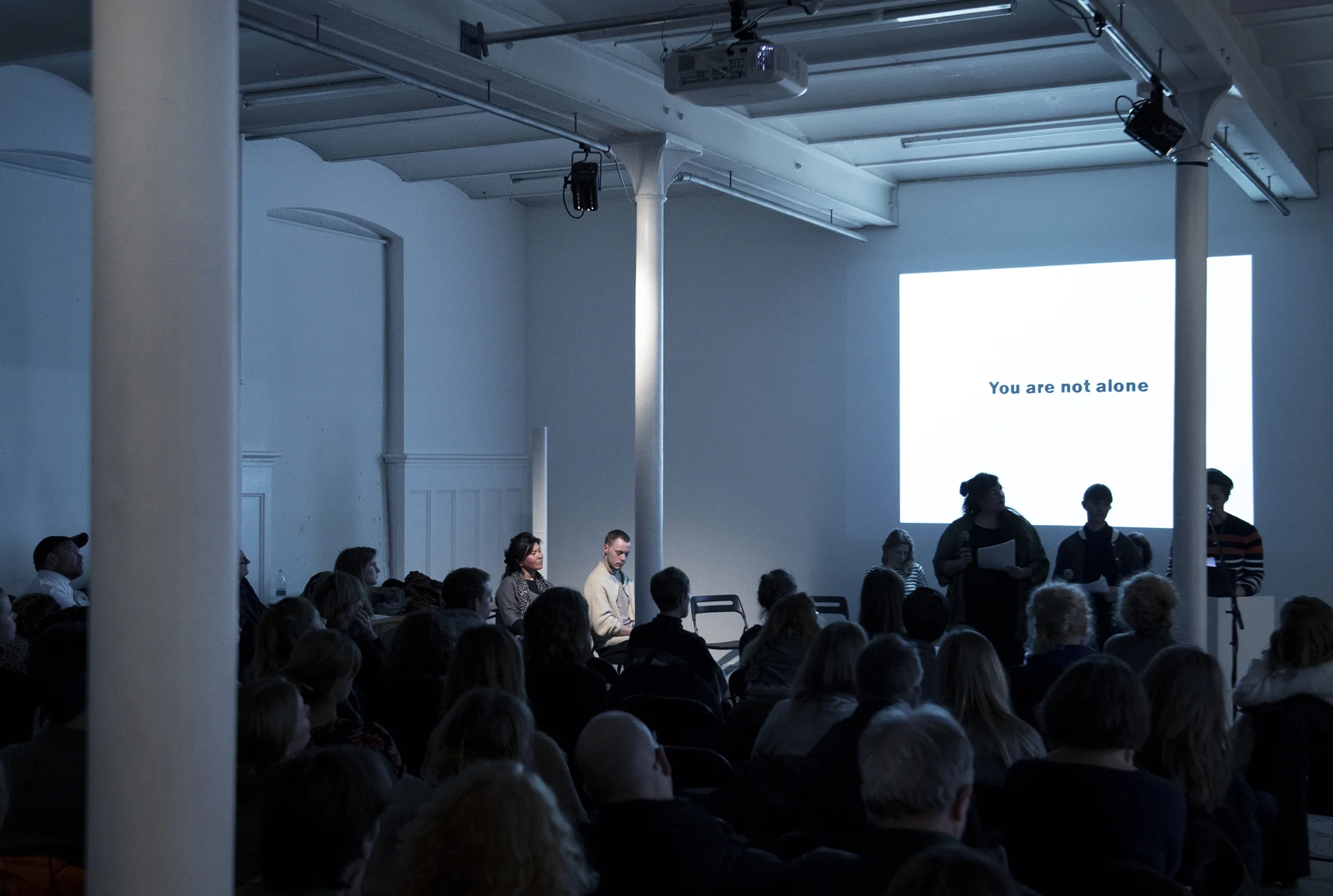 En ny samtale: Debatmøde om #MeToo i dansk kunstliv. Overgaden, d. 21. februar 2018. Foto © I DO ART Agency.