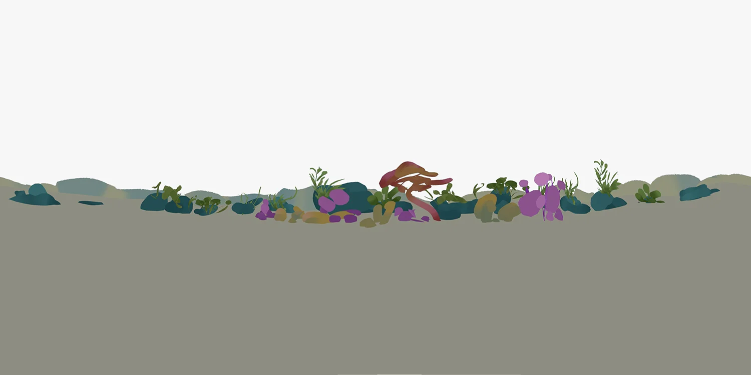 Still fra Octo Trash, VR Game Prototype. Af Basile Mathieu, Sule Serubugo, Anna Harakoulos og Costin Benescu.
