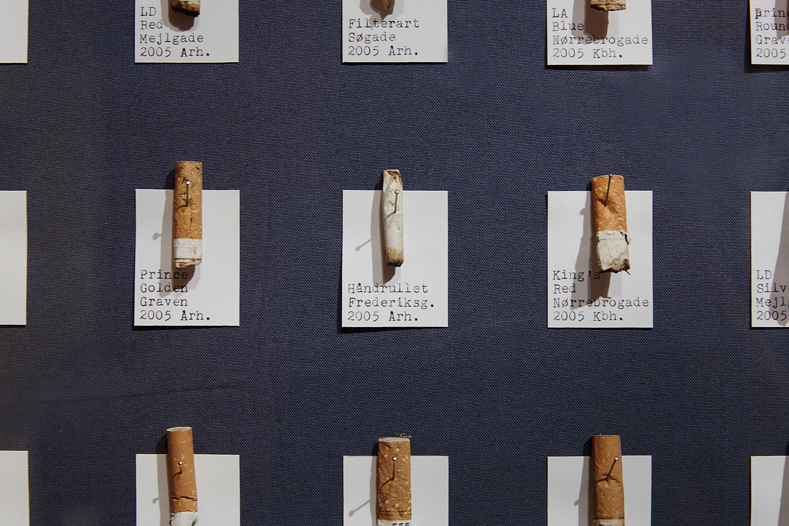 ”Nogle genstande savnes, andre ikke. Blandt genstande, der næppe vil savnes, tæller, udover indkøbssedler, også hårelastikker, cigaretskod, korttegninger etc.” (Lasse Krog Møller). Foto: Kåre Viemose.