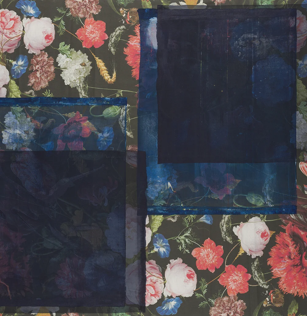 Mette Winckelmann, Disturbing blue, detalje, (2018). Foto: David Stjernholm.