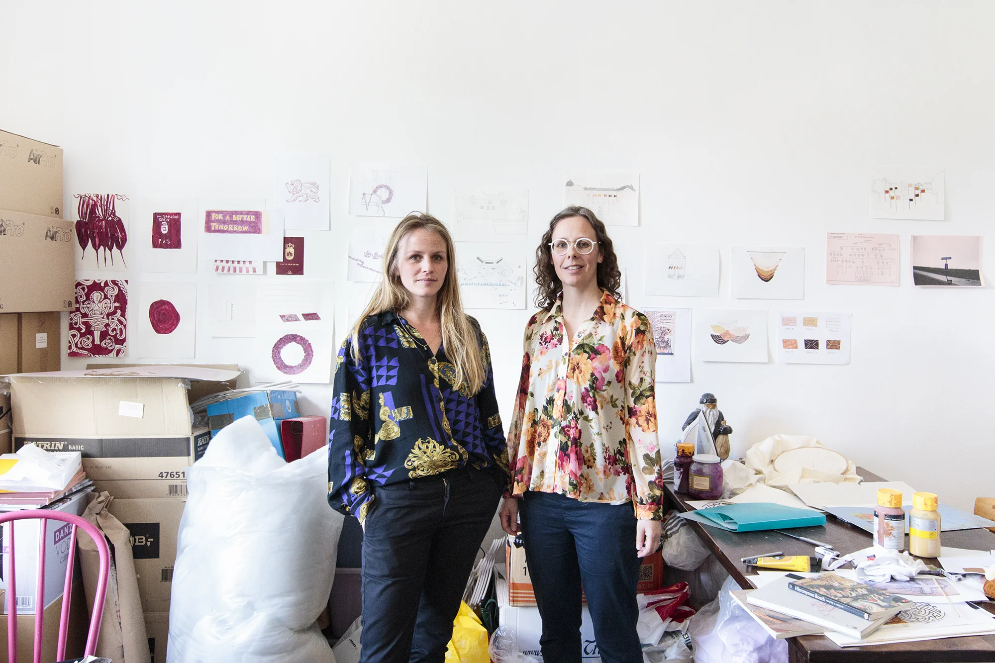 Vibeke Mejlvang (tv) og Sofie Hesselholdt (th), 2017. Foto © I DO ART Agency.