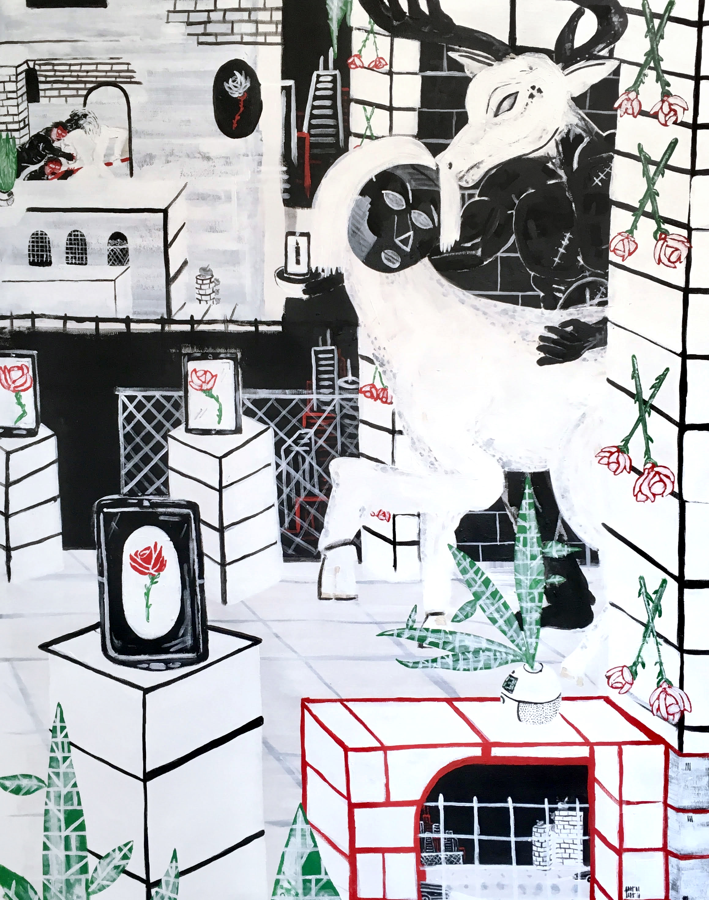 Kc Ortiz, Saturday Sept 17, 1994 (90x70), 2018.