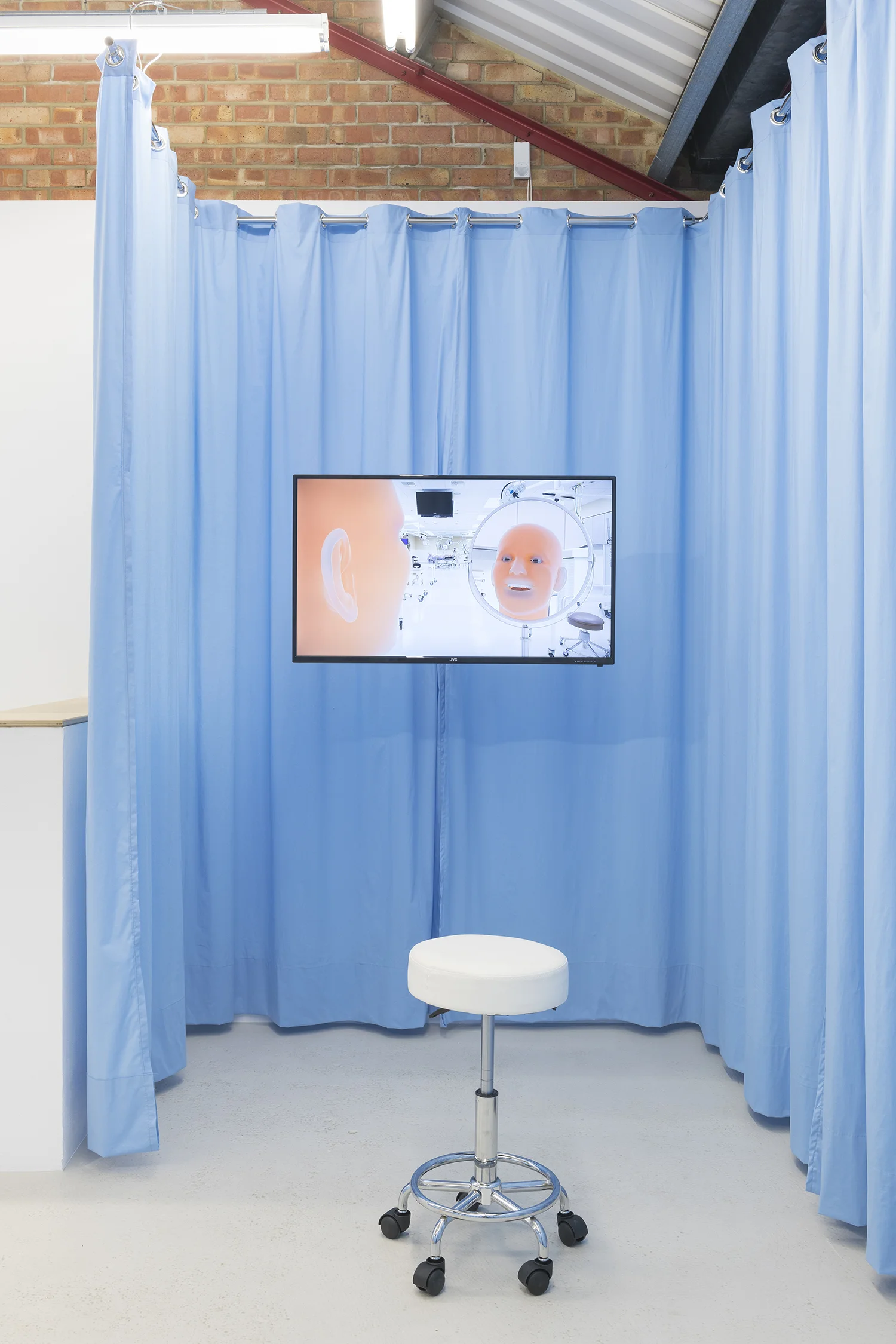 Stine Deja & Marie Munk, Synthetic Seduction. Installation view, Annka Kultys, 2018.
