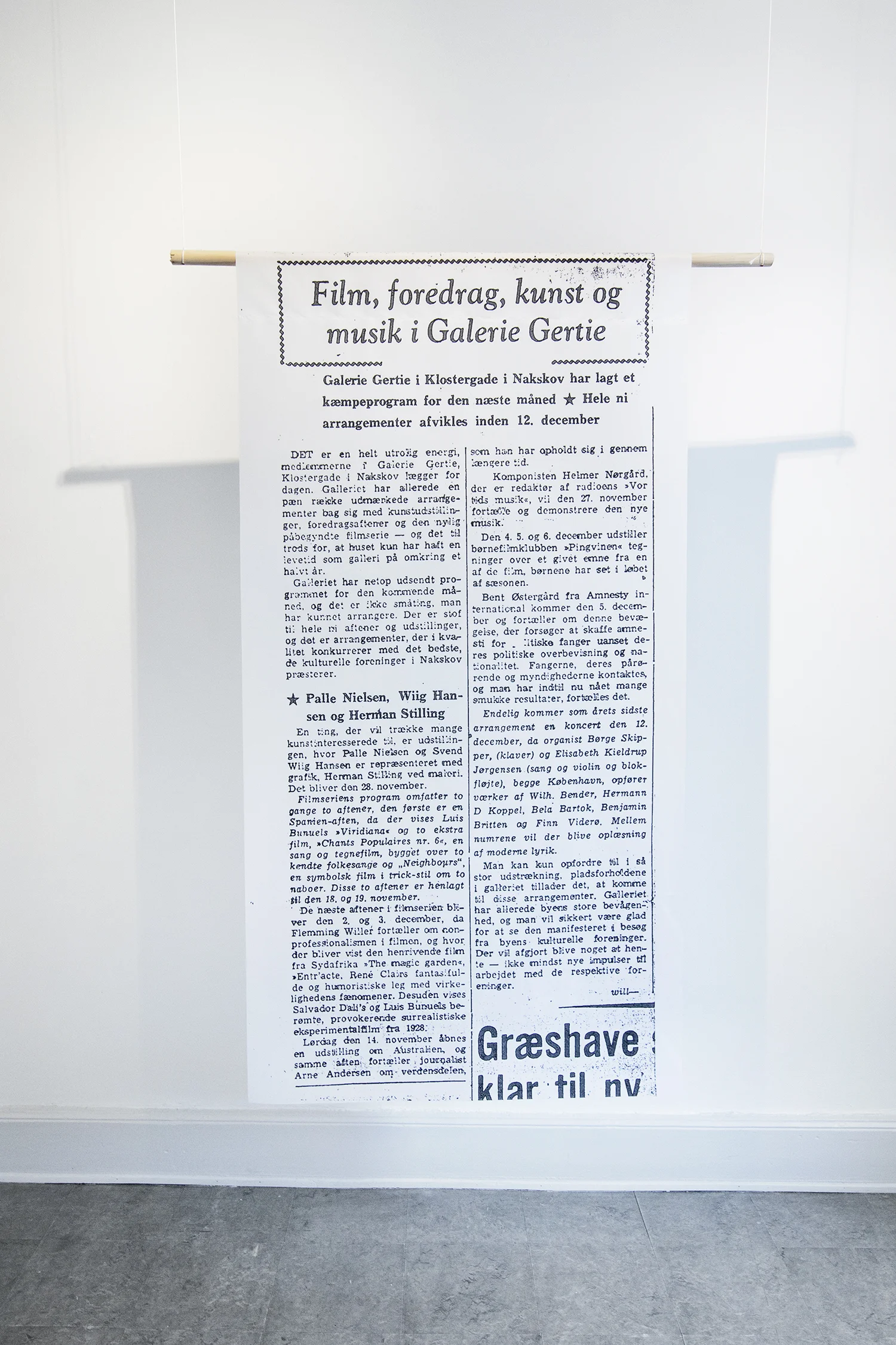 Mogens Otto Nielsen, Galerie Gertie. Foto © I DO ART Agency.