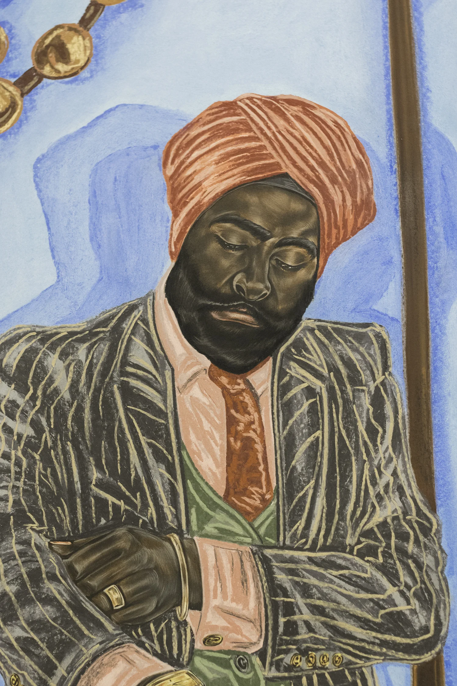 Toyin Ojih Odutola, Scenes of Exchange (detalje). Manifesta 12. Foto © I DO ART Agency.