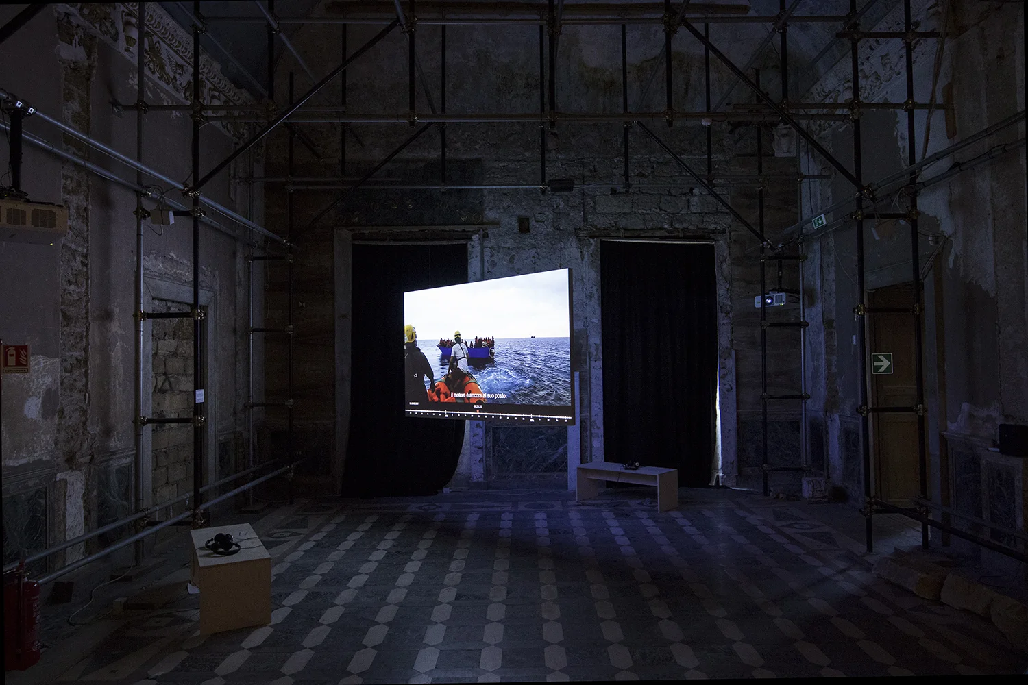 Forensic Oceanography, Liquid Violence. Manifesta 12. Foto © I DO ART Agency.