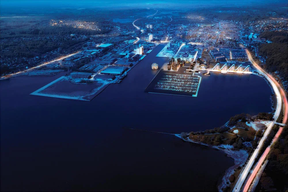 Vejle Fjord. Foto: Ravn Arkitekter for Resilient Vejle.