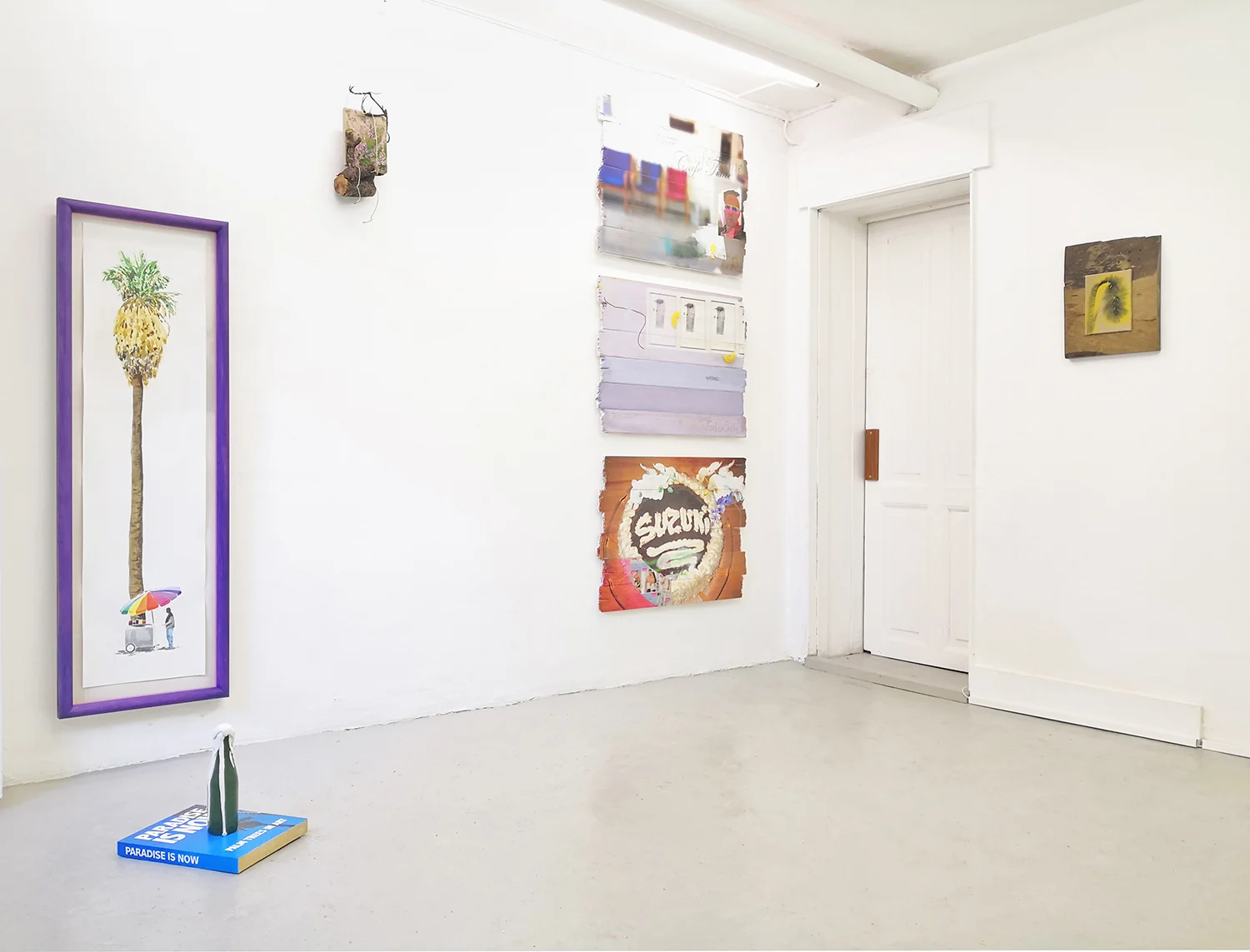 Torben Ribe, Lars Worm & Søren Hüttel “Omkring Træ“ (installation view). Foto: Søren Hüttel.