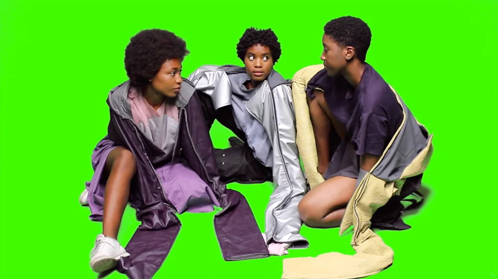 Sandra Mujinga. From the video installation, Catching Up, 2017.