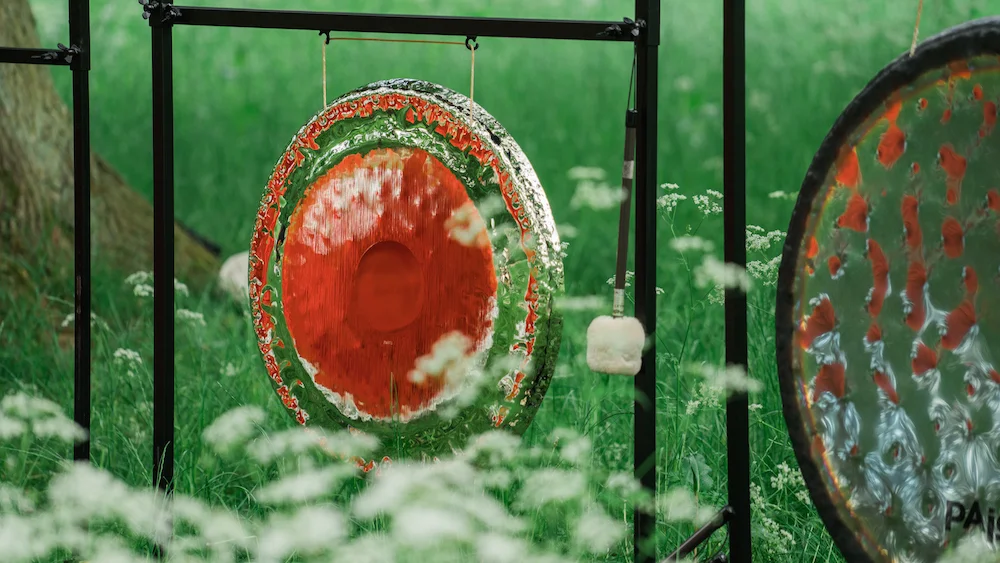 Fra gongseancen Far-Out Quantom Technology – Cosmic Gong Vibration på Bloom, 2018. Foto: Longfei Wang.