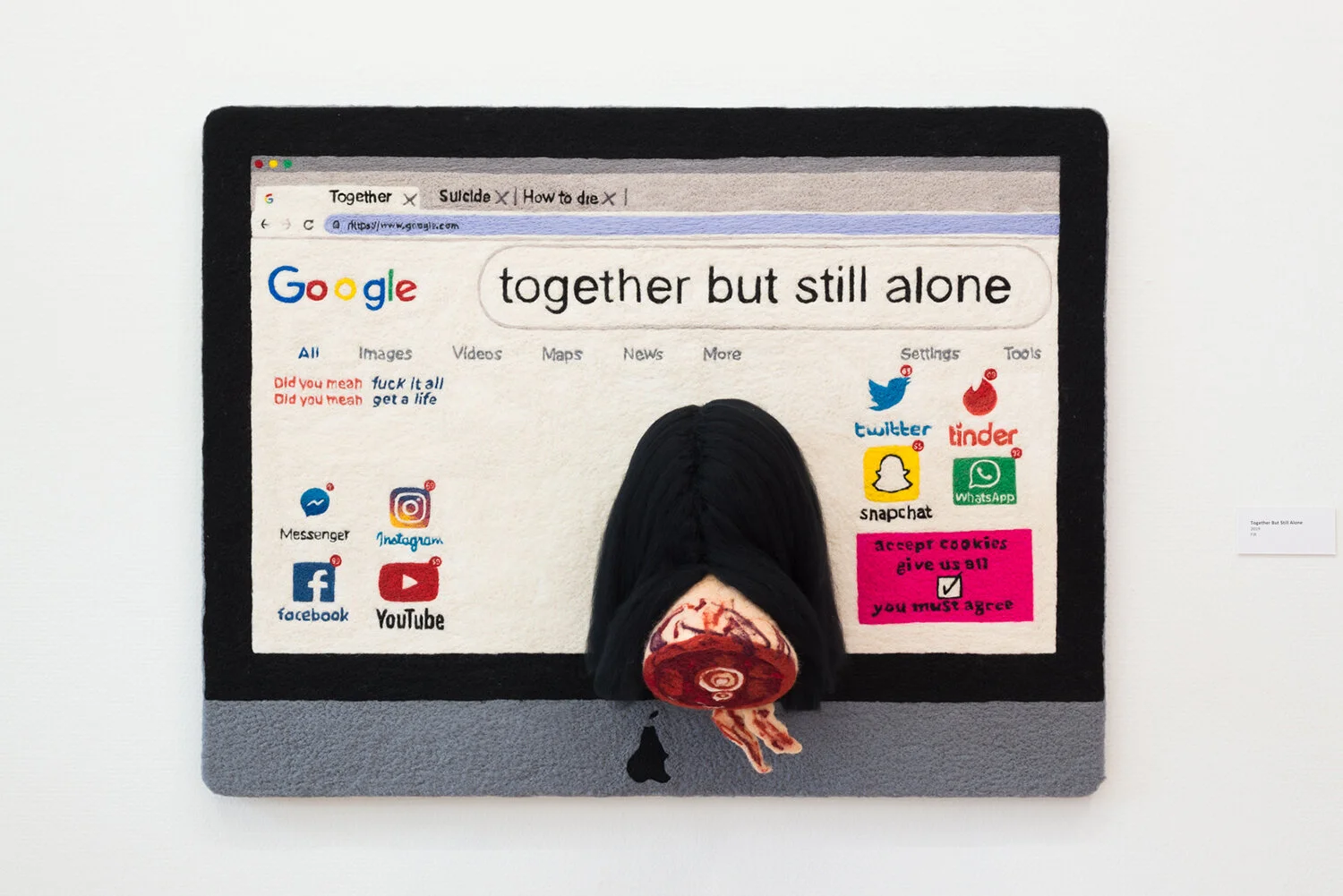 Andreas Schulenburg “Together but still alone,” 2019. Foto: Viborg Kunsthal.