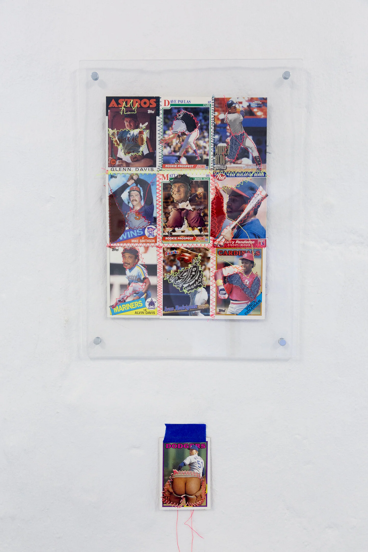 Gray Wielebinski “Custom Baseball Card Sheet #1”. Photo: Adrian Delafontaine.