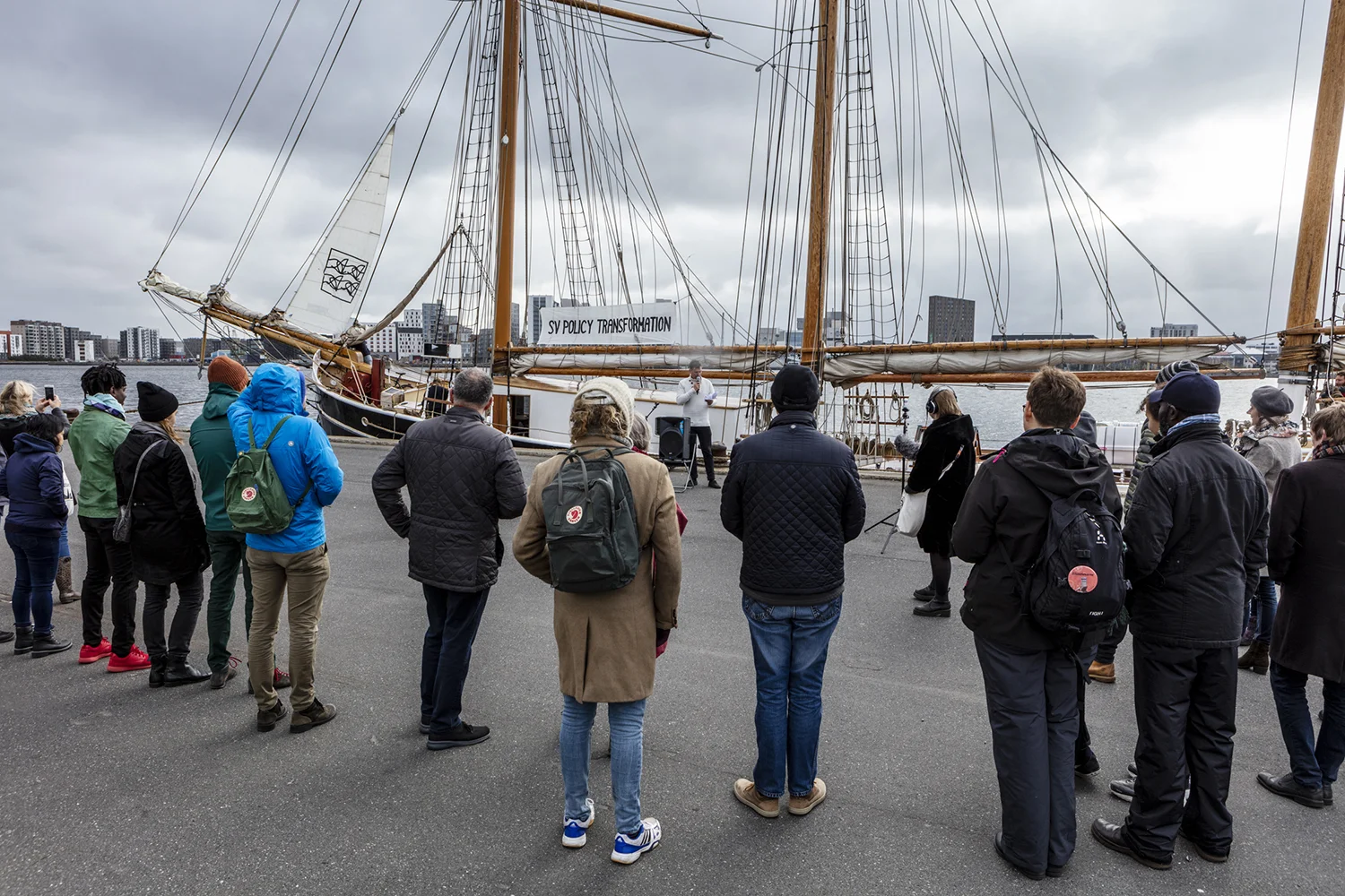Sailing Ceremony, Departure, Schooner MAJA. Photo: Niels Fabæk.