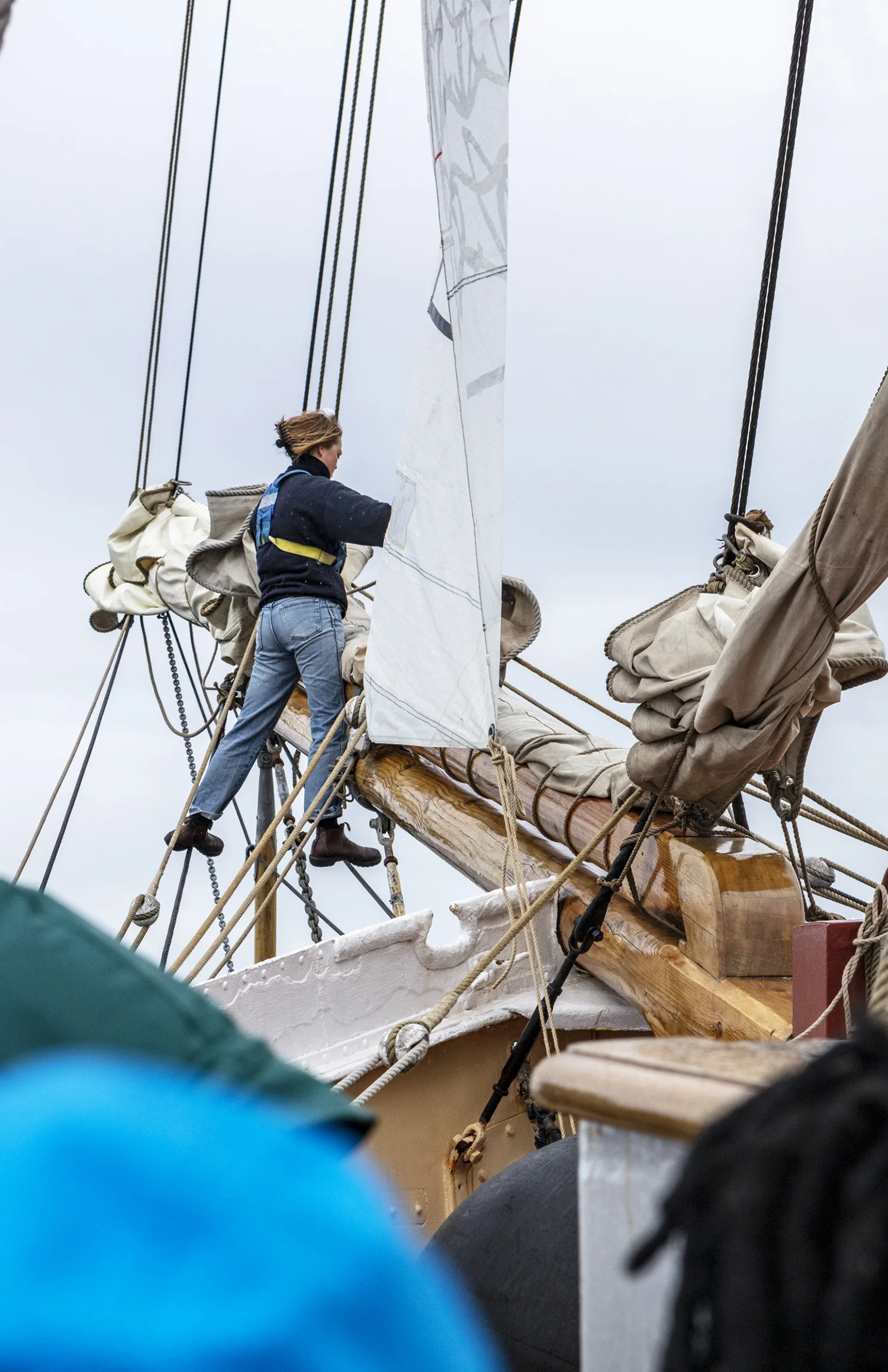Sailing Ceremony, Departure, Schooner MAJA. Photo: Niels Fabæk.