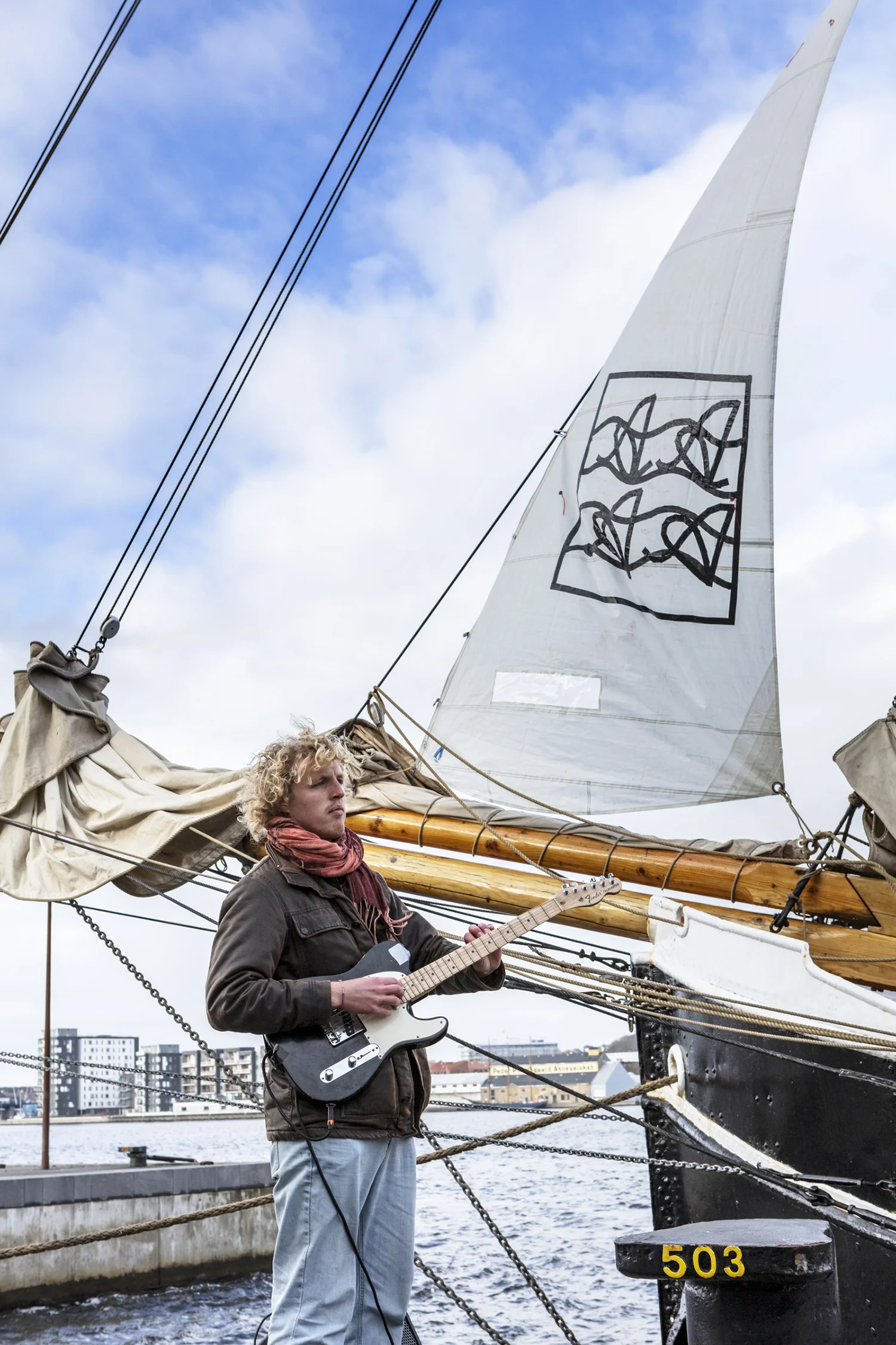 Sailing Ceremony, Arrival, Schooner MAJA. Photo: Niels Fabæk.