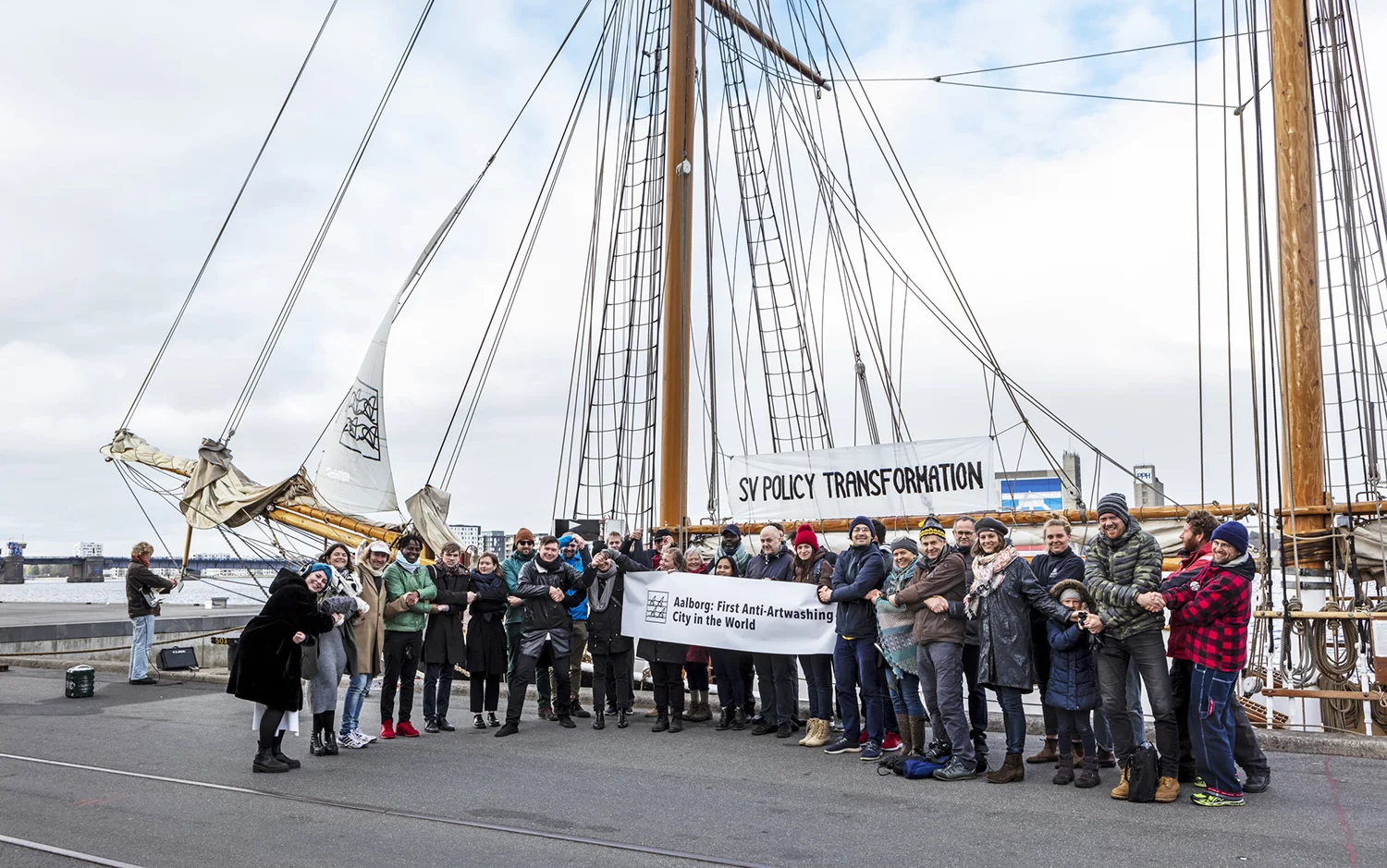 Sailing Ceremony, Arrival, Schooner MAJA. Photo: Niels Fabæk.