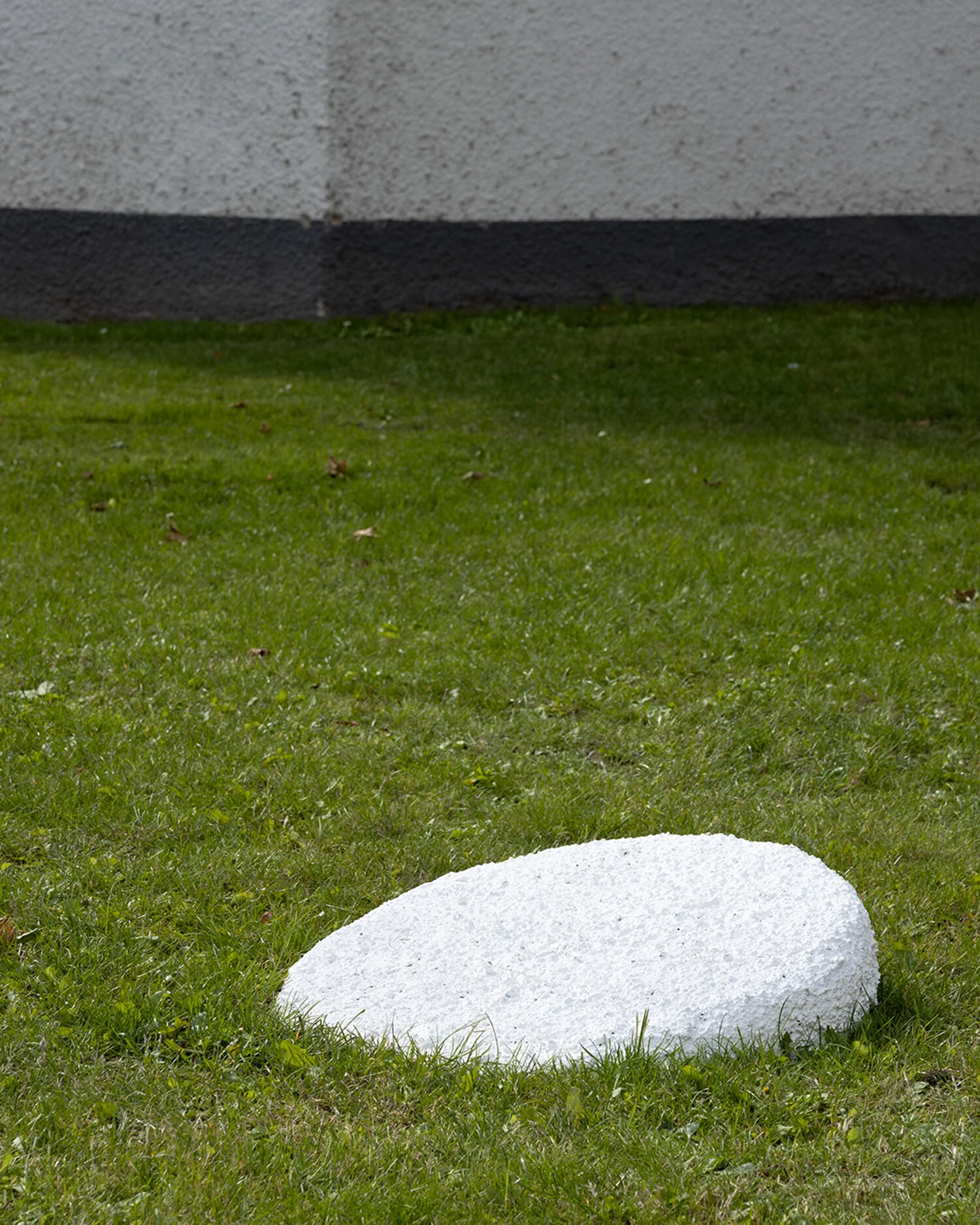 Henriette Heise, The Flanet (the flat planet) (2019). Installation view i Skulpturparken, Kunsthal Aarhus. Foto: Mikkel Kaldal.