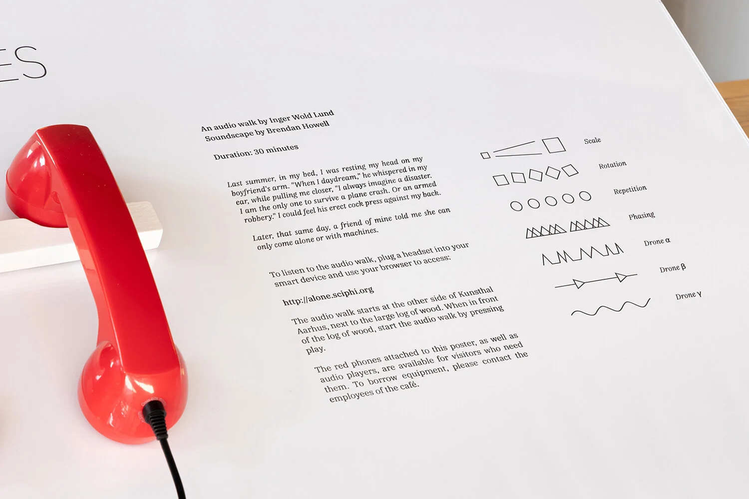 Inger Wold Lund, Alone or with machines (2019), detalje. Kunsthal Aarhus. Foto: Mikkel Kaldal.