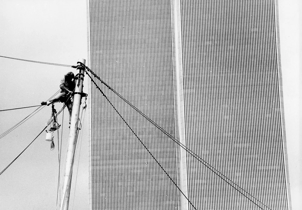 Rigging master Philippe Petit