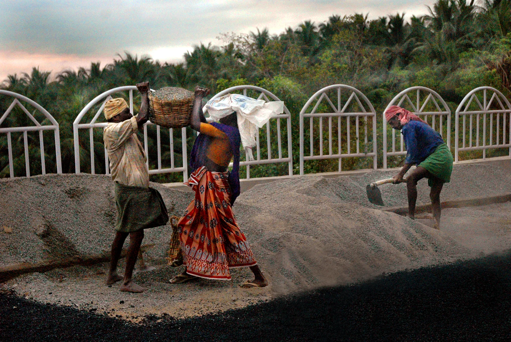 Road workers