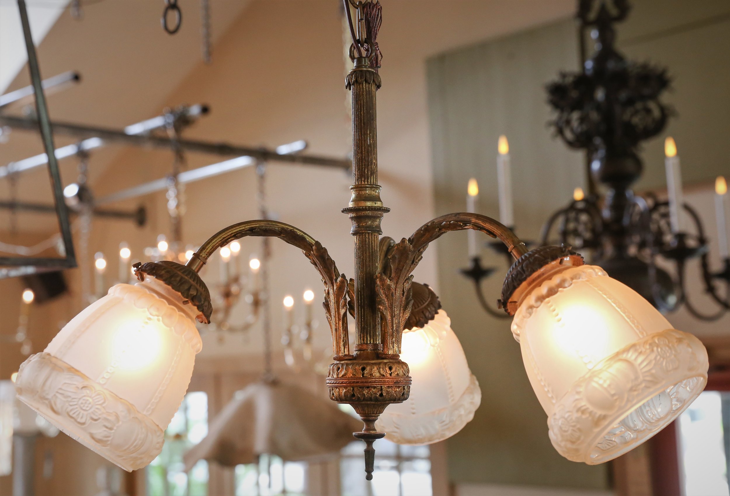 ANTIQUE ONE OF A KIND FRENCH CHANDELIER, CIRCA 1880'S