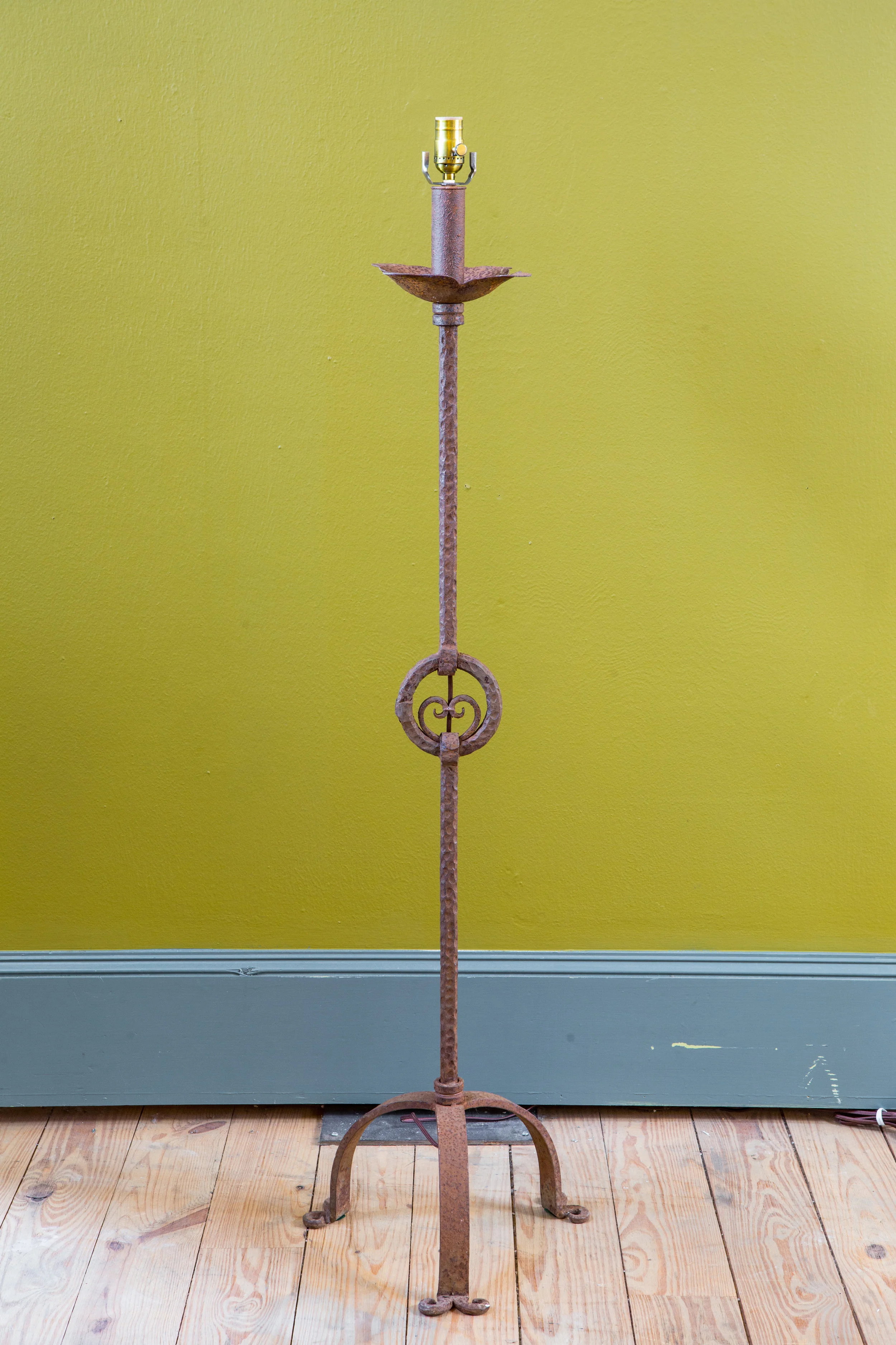 One of a Kind Iron Floor Lamp