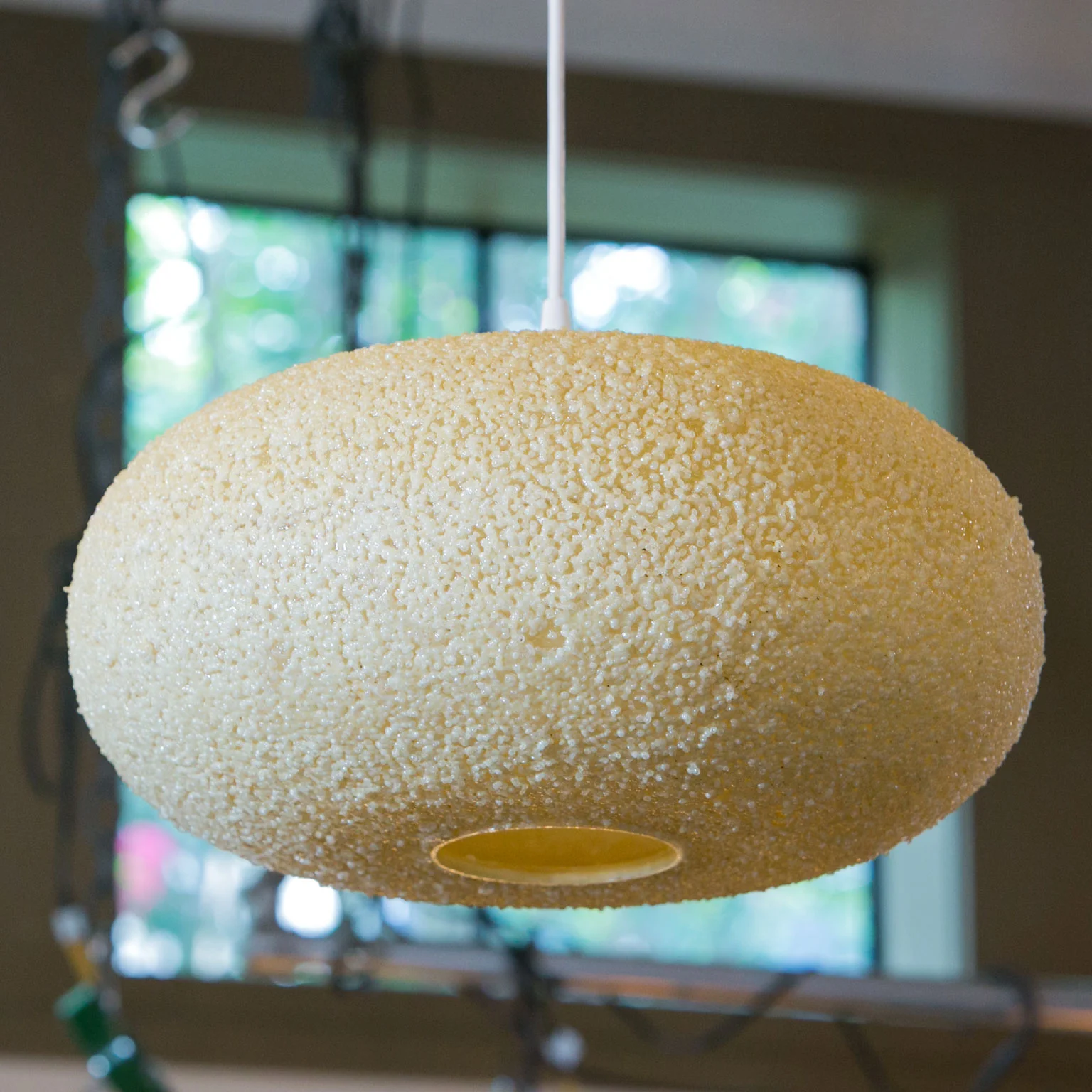 Modern Textured Spherical-Shaped Light
