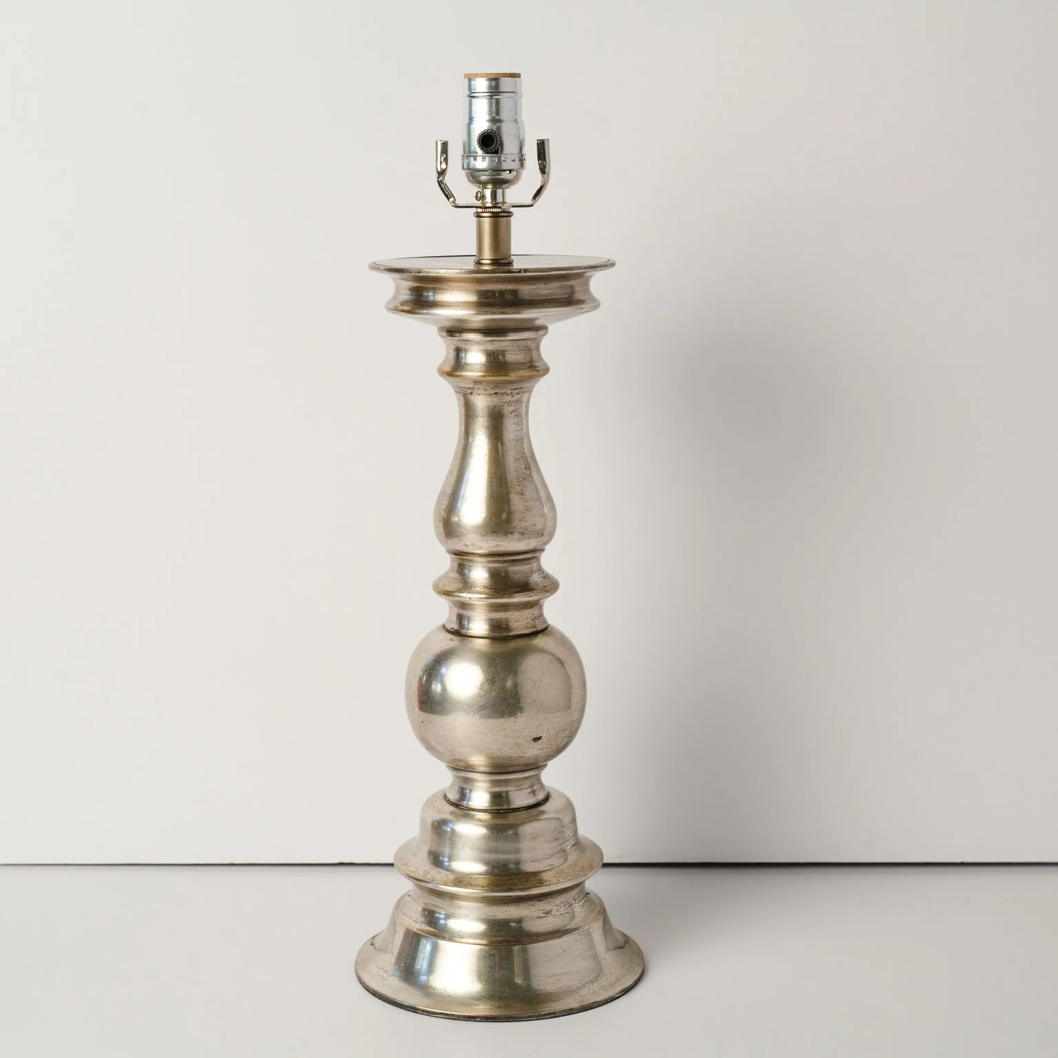 Antique Nickel Lamp