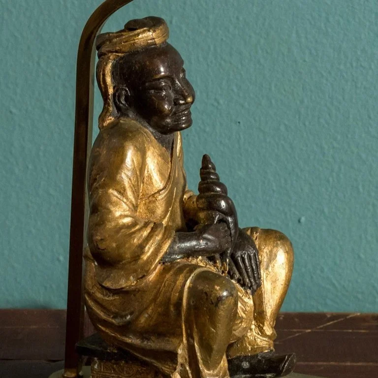 Bronze Figural Table Lamp
