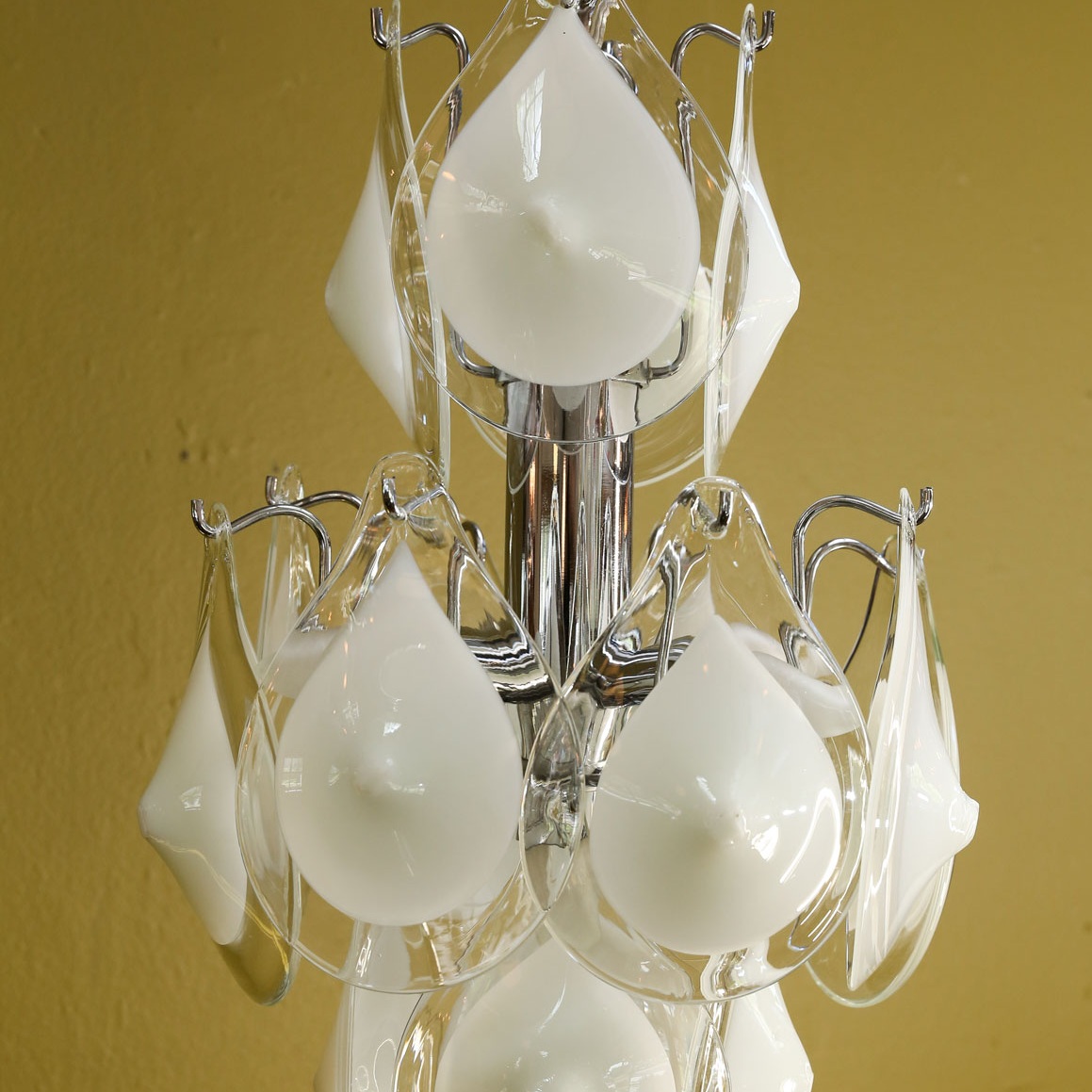 Mid-Century Modern Vistosi Chandelier