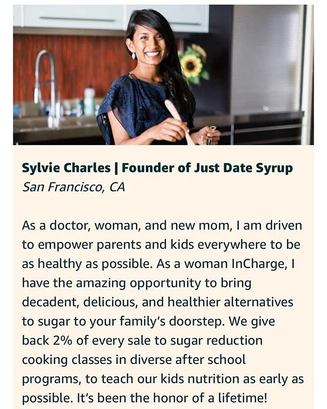 Thrilled to announce that @amazon and Diane Von Furstenburg @dvf have chosen to feature @justdatesyrup for International Women&rsquo;s Day!! Check out the full feature on @amazon at our link in bio, with a group of incredible female founders tagged a
