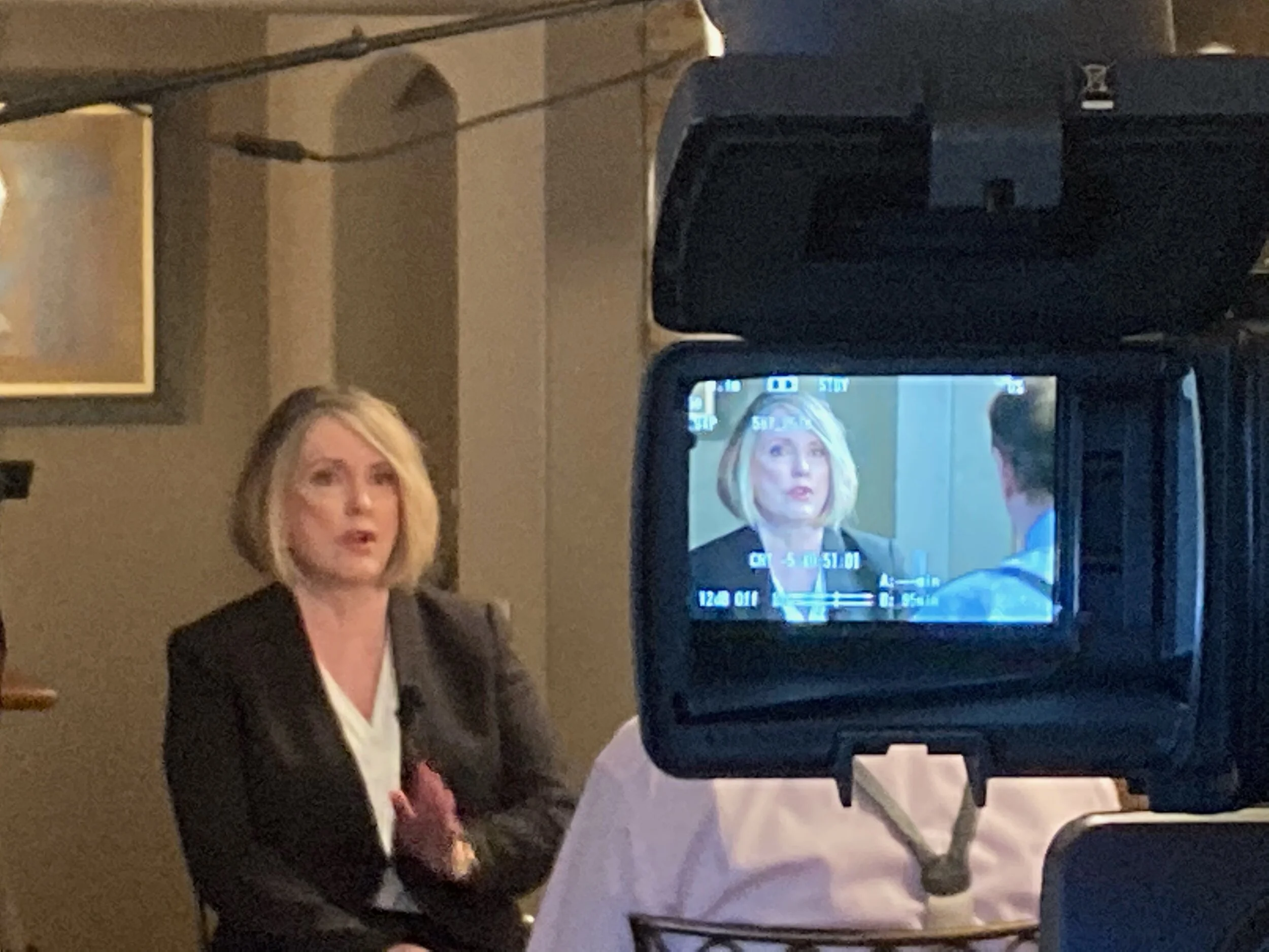 KMGH-TV ABC News Denver interviews Woodward about murder mystery