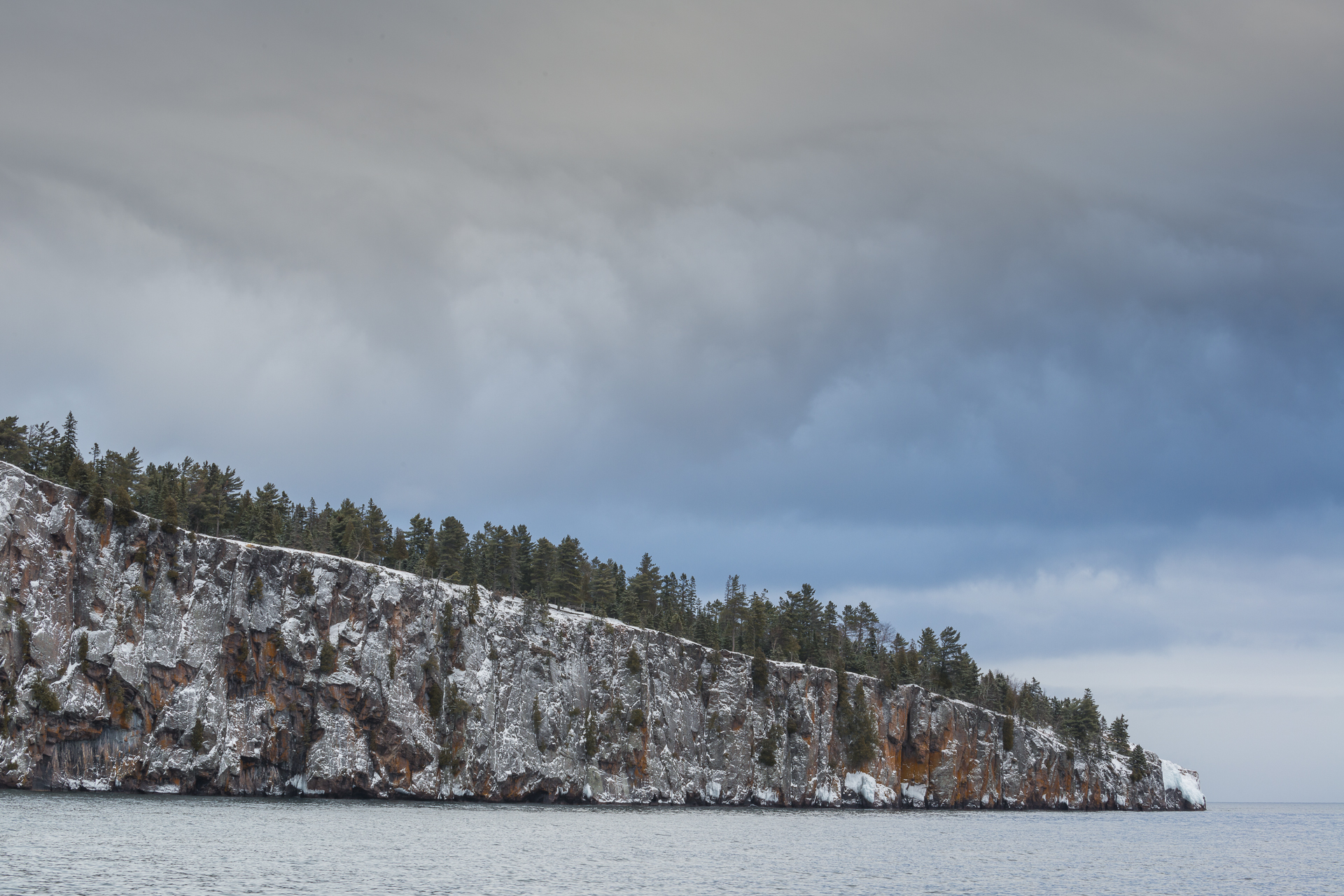 Shovel Point storm clouds: Tettegouche State Park