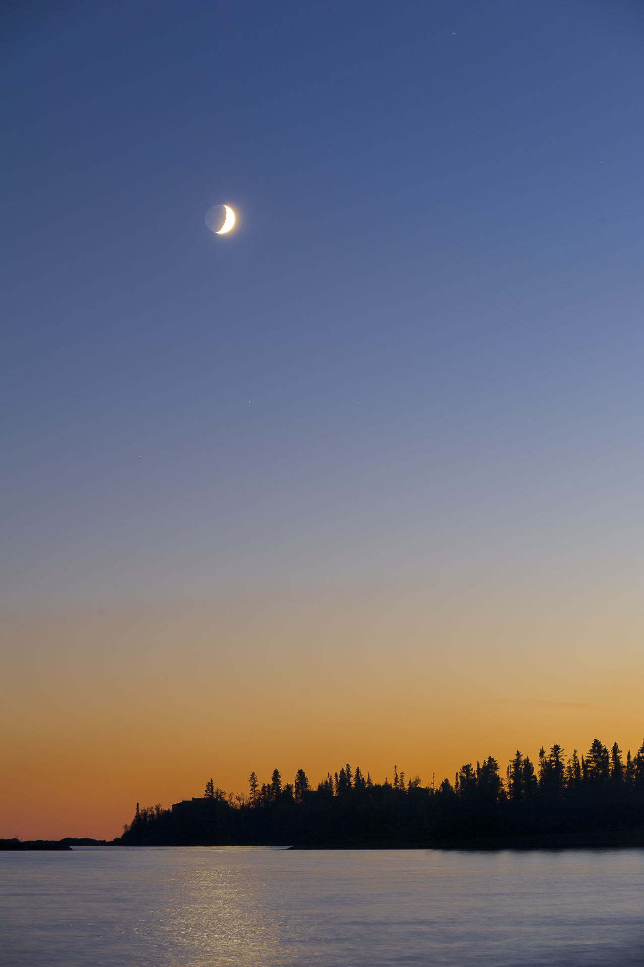 Big Bay crescent moon