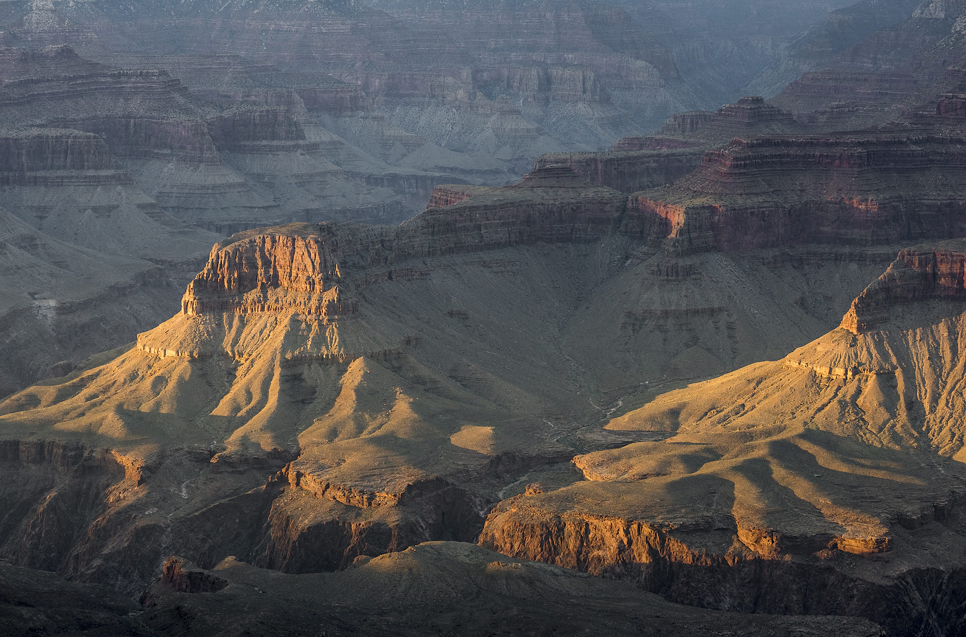 Grand Canyon National Park, AZ: sunset from Yaki Point