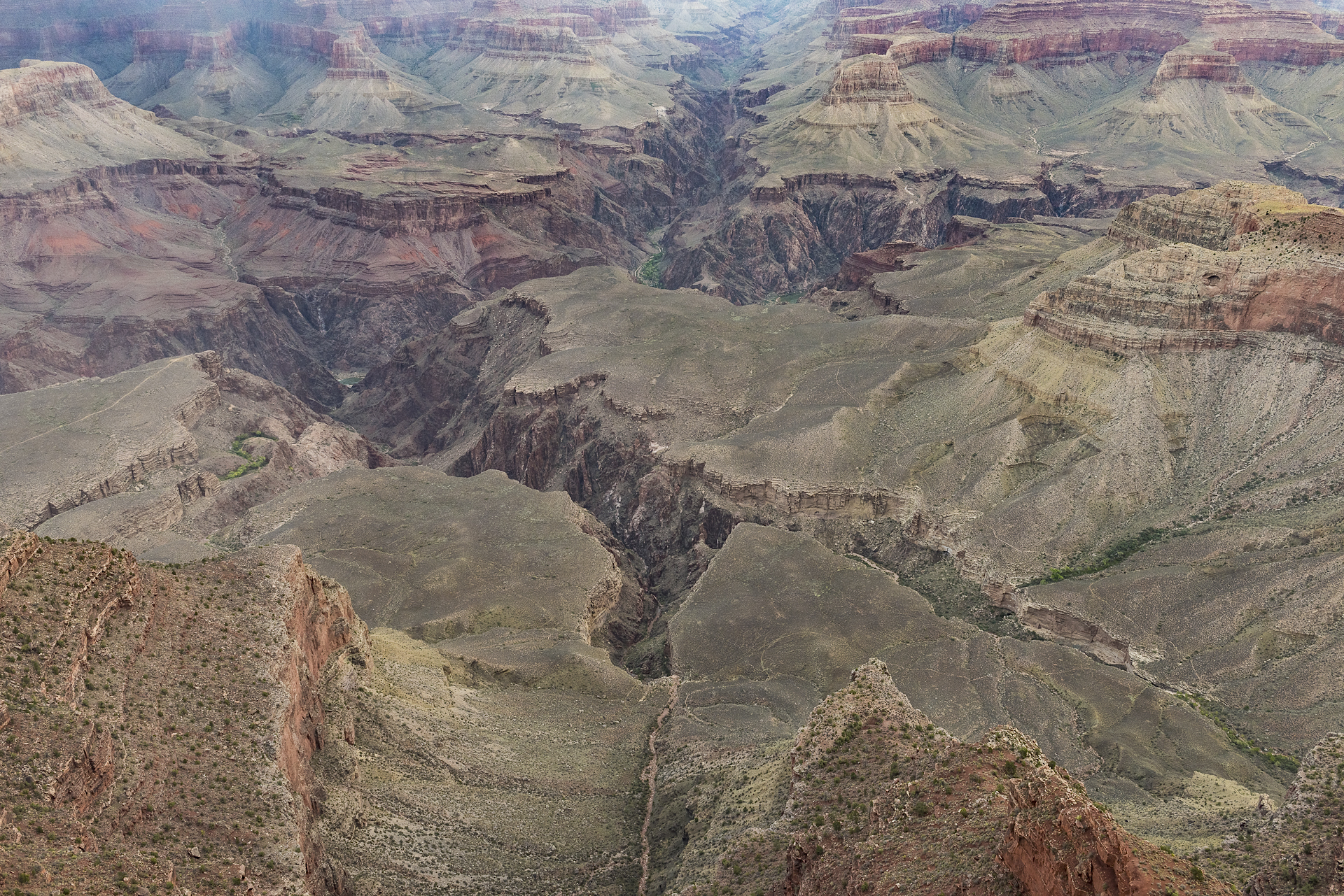 Eons of relentless erosion: Yavapai Pt., Grand Canyon NP, AZ