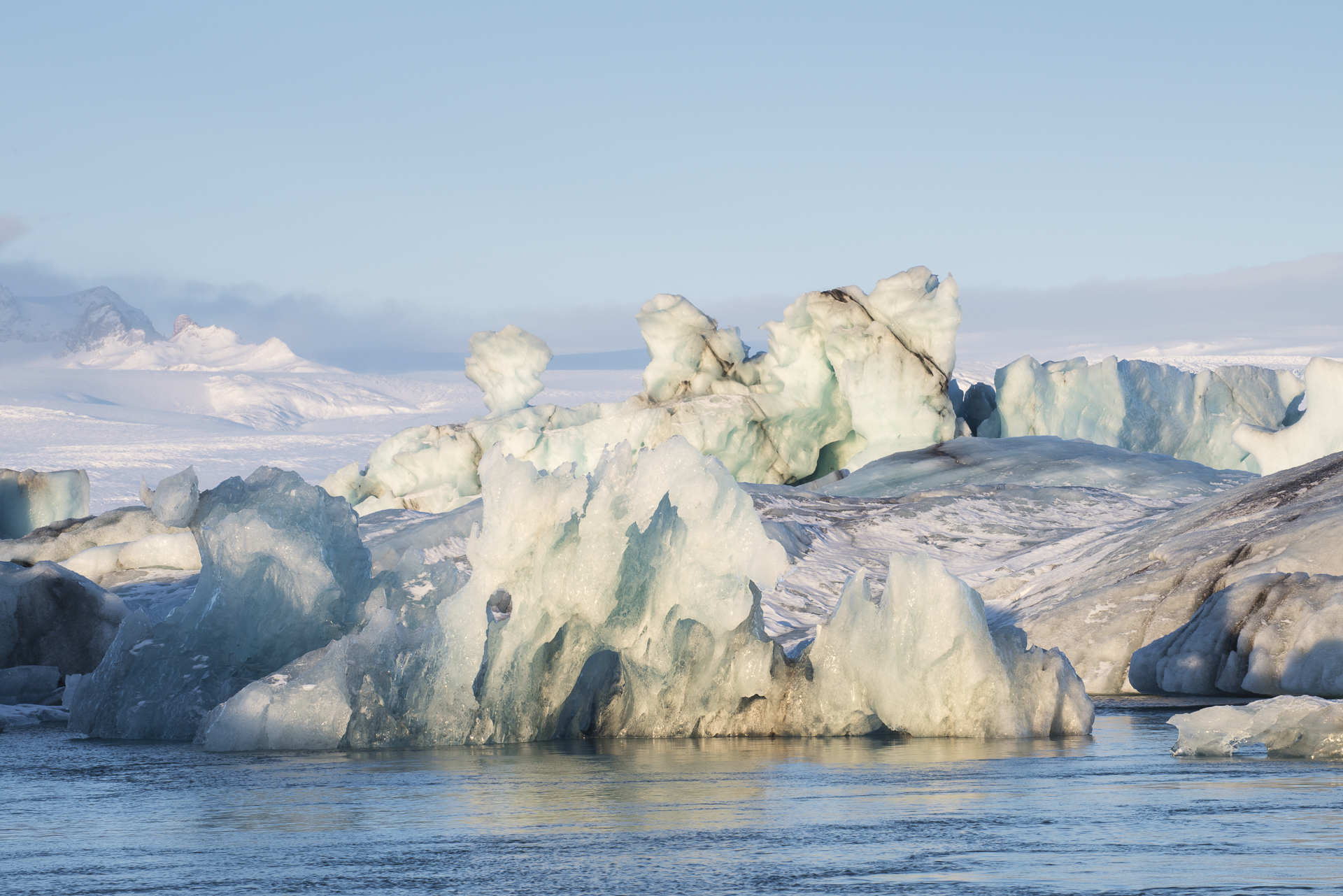 Icebergs. Jökulsárlón Glacial Lagoon.