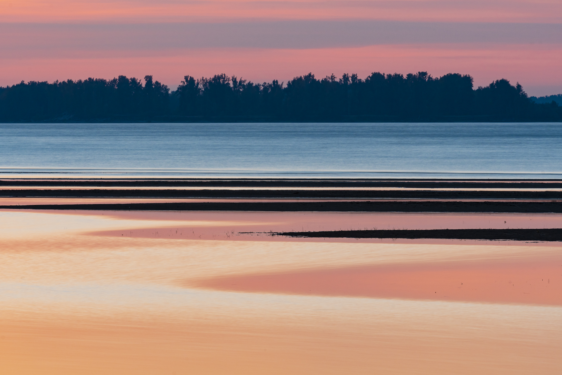 Sunset light on the Columbia