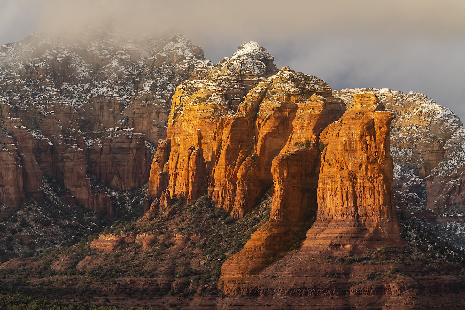 Sunset over Coffee Pot Rock