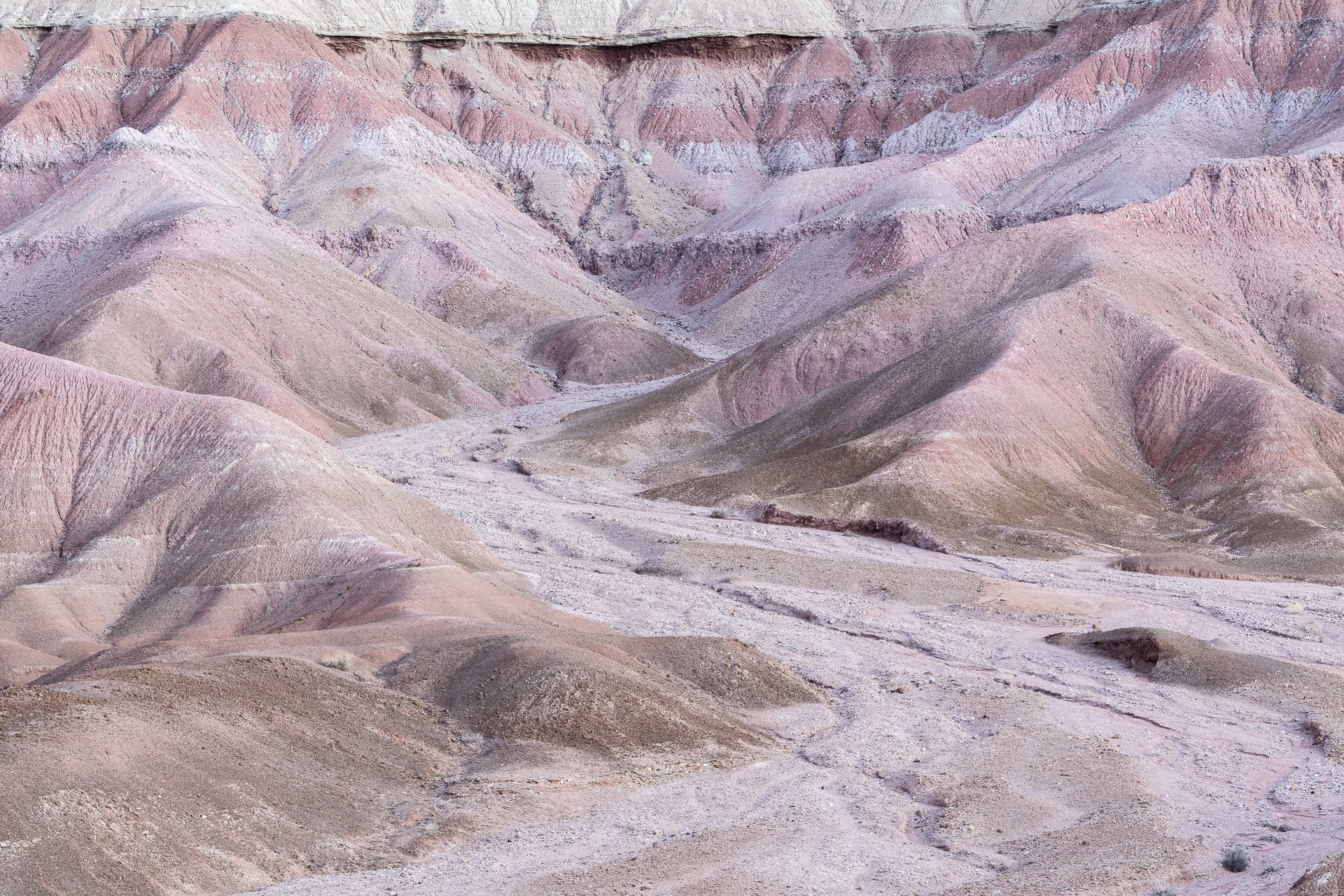 Pastel buttes