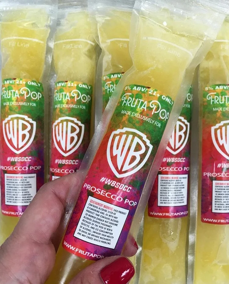 FrutaPOP teams up with Warner Brothers at Comic Con in San Diego! 